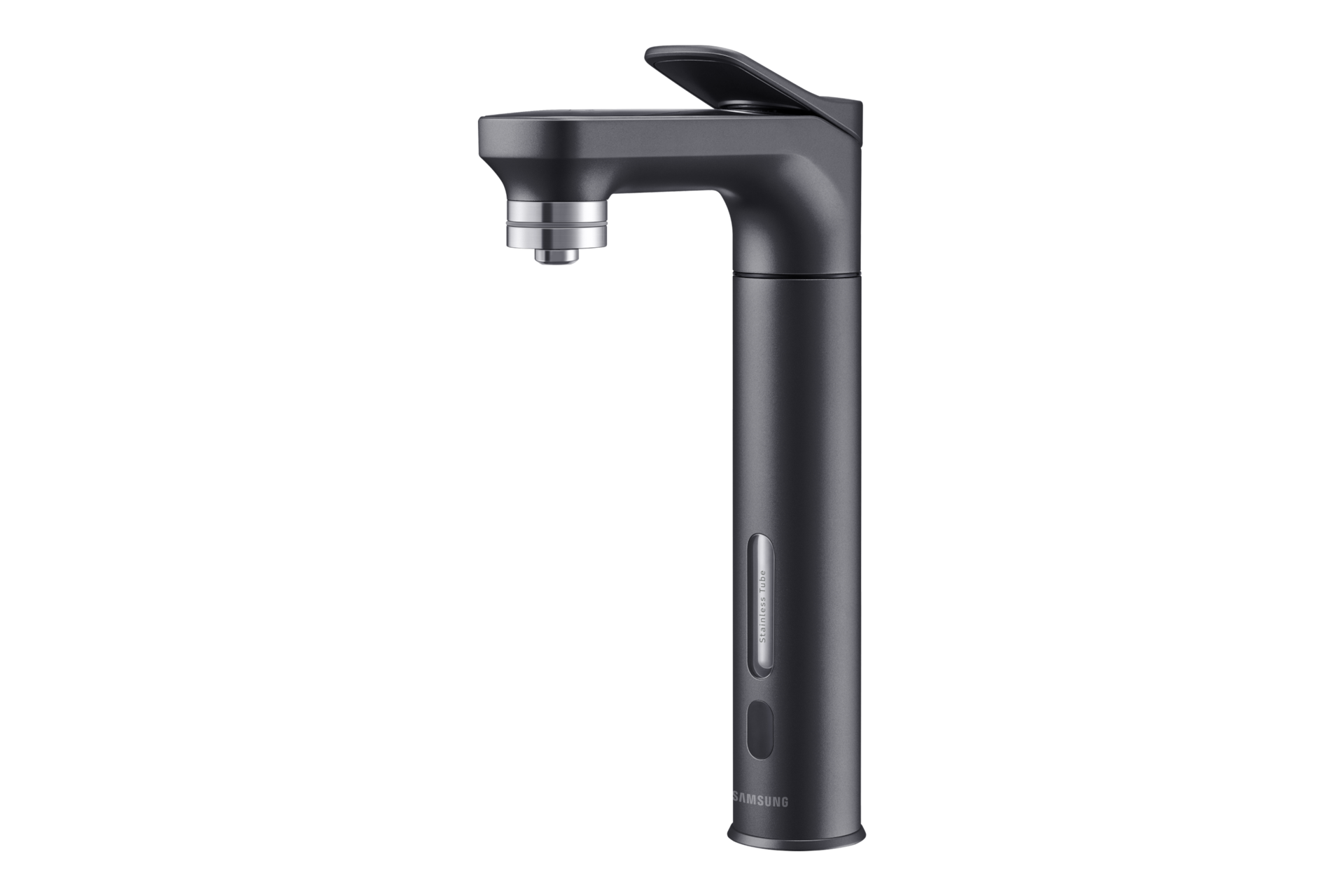 Bespoke 정수기 메인 파우셋 알루 블랙 우측 30도