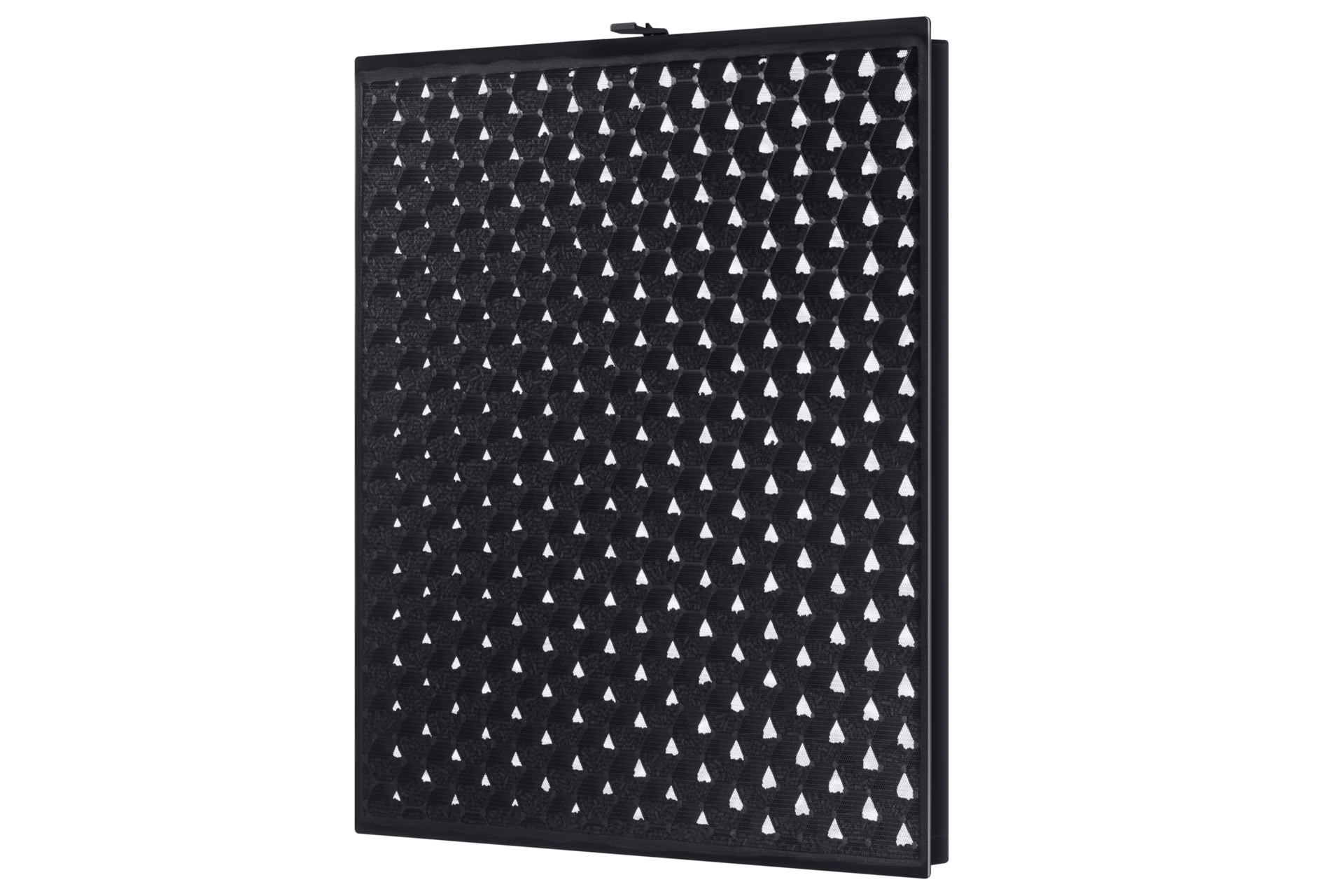 큐브 소형 필터 블랙 숯 탈취필터 오른쪽 측면