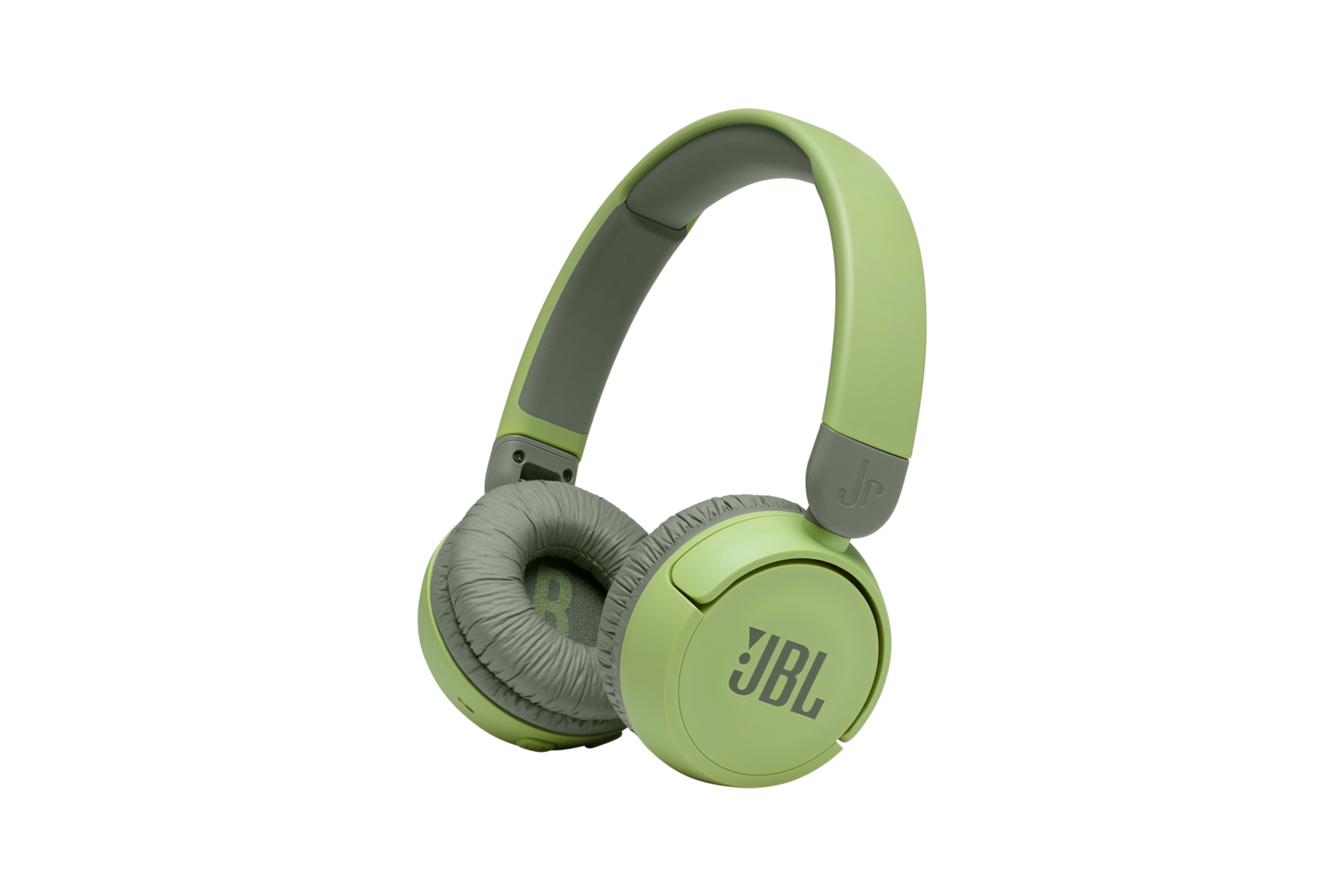 JBL JR310BT 무선 키즈 헤드폰 그린 측면 