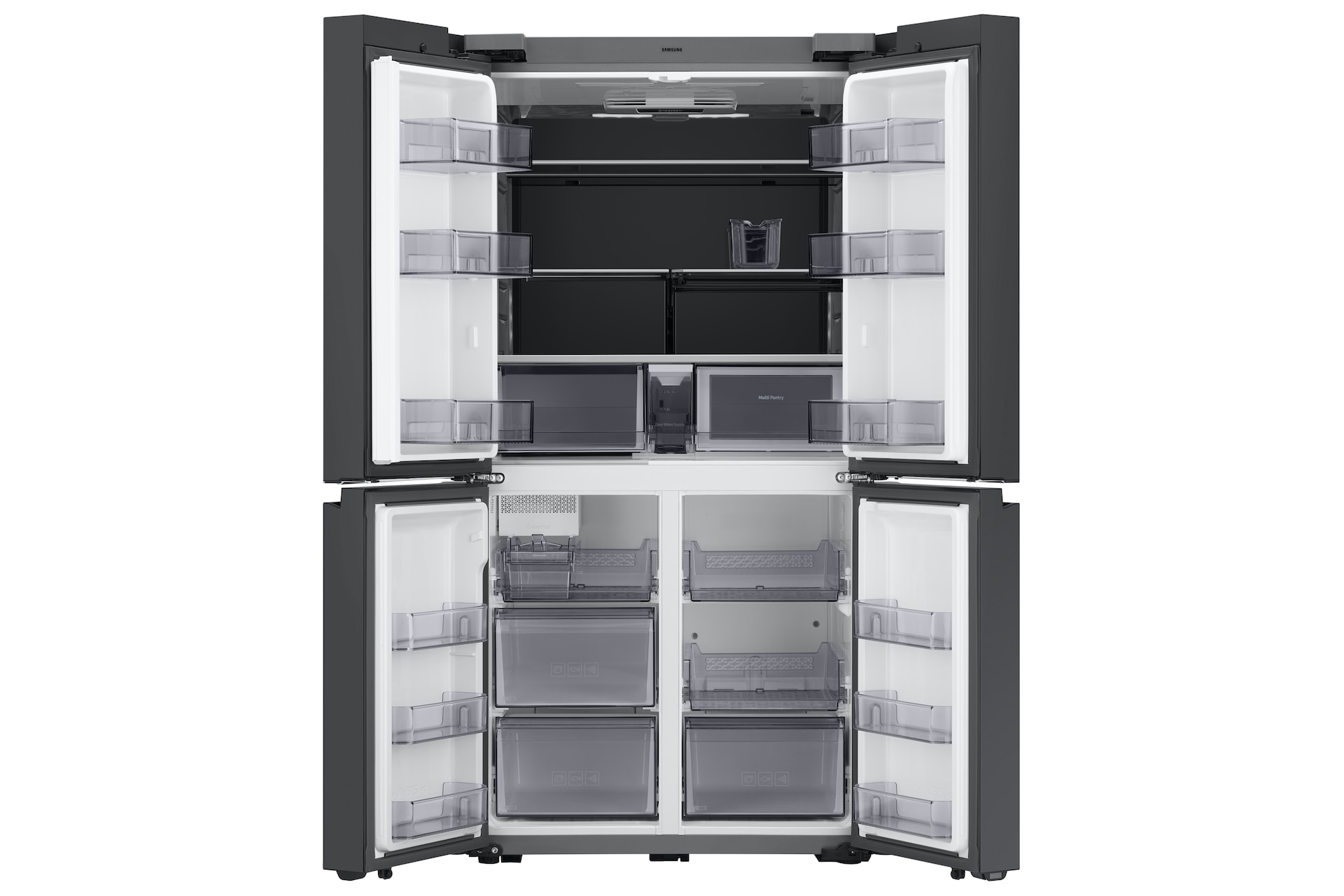 Bespoke AI 패밀리허브 4도어 838L (빅아이스/큐브) 글램 네이비 내상컷