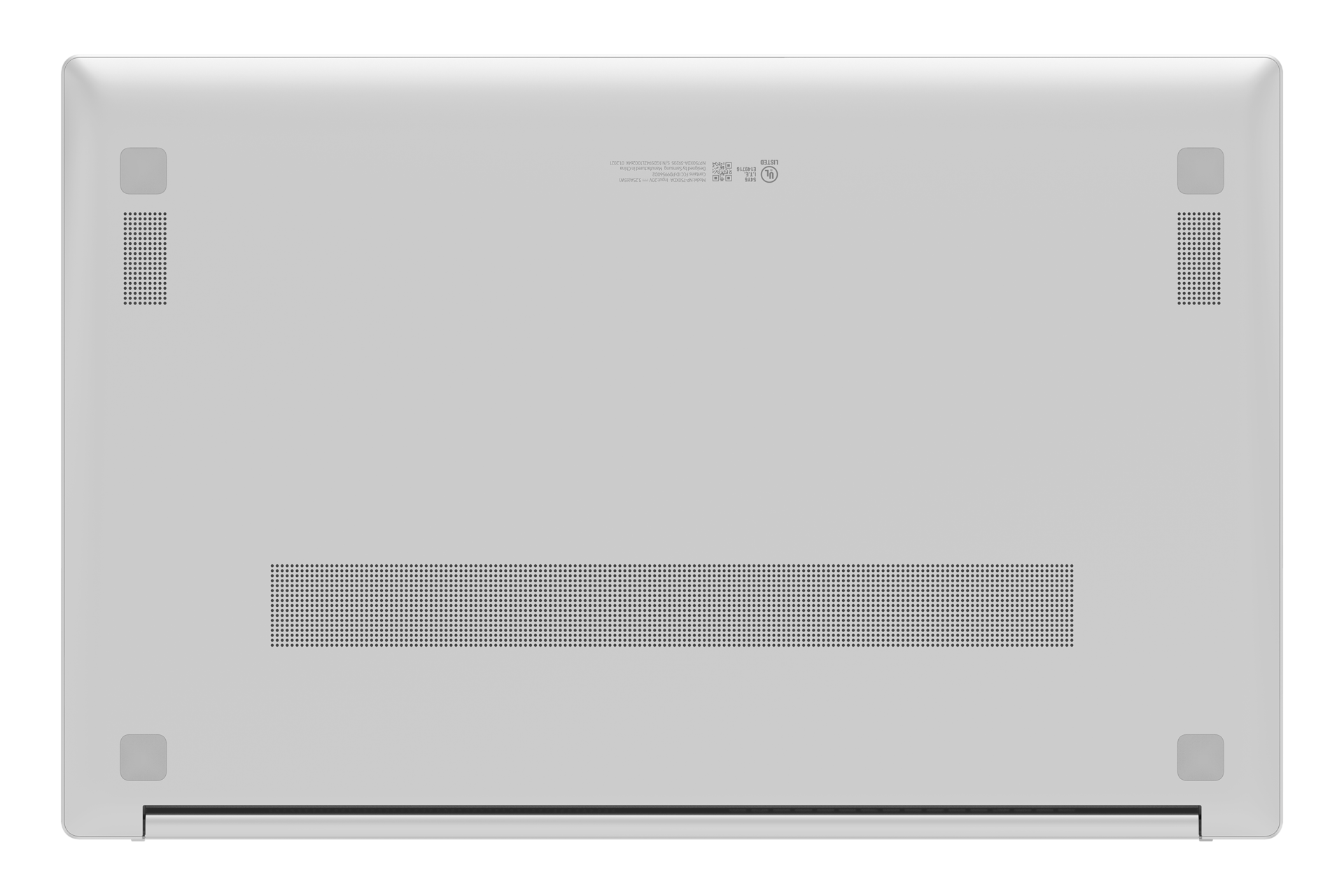 밑에서 본 갤럭시북