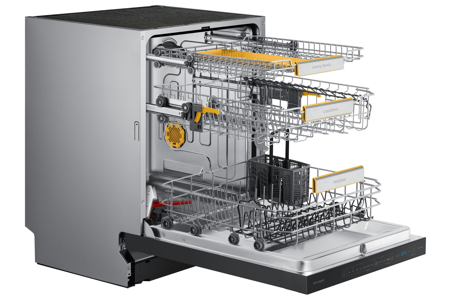DW60A8375UG 오른쪽 45도 도어 완전 열림