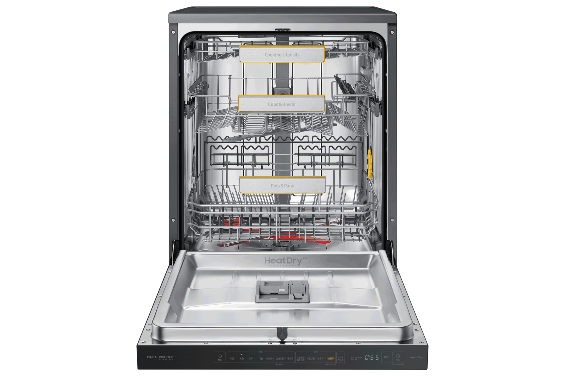 글램 베이지 정면 도어 완전 열림