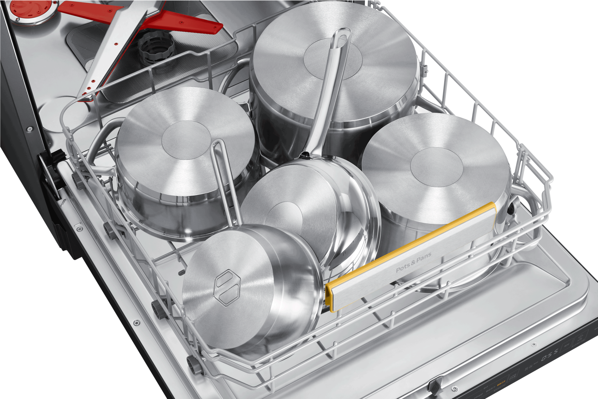 글램 네이비 하단 바구니 내용물 있음