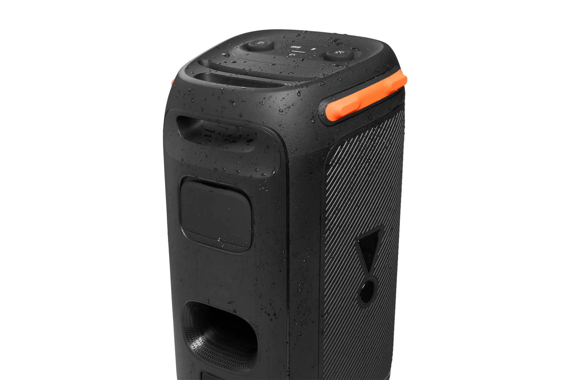 JBL PARTYBOX 110 파티 스피커 뒷면 45도컷