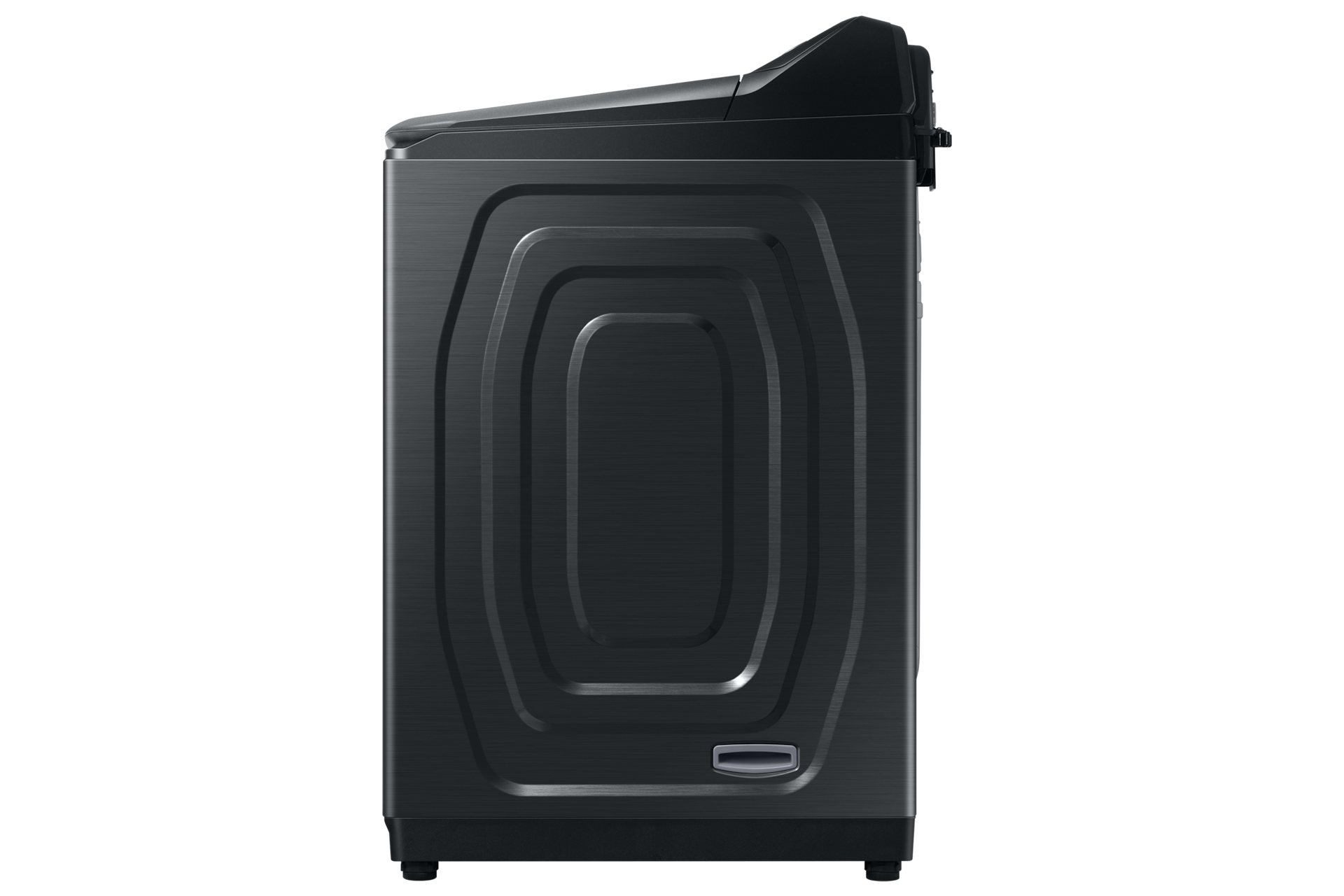 통버블 세탁기 23kg 블랙캐비어 측면