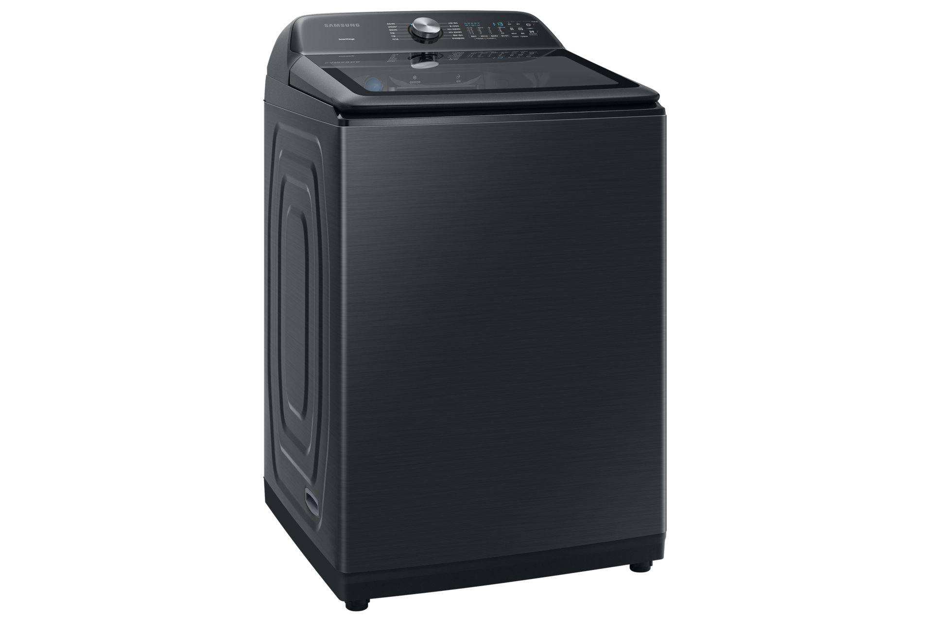 통버블 세탁기 23kg 블랙캐비어 좌측 15도