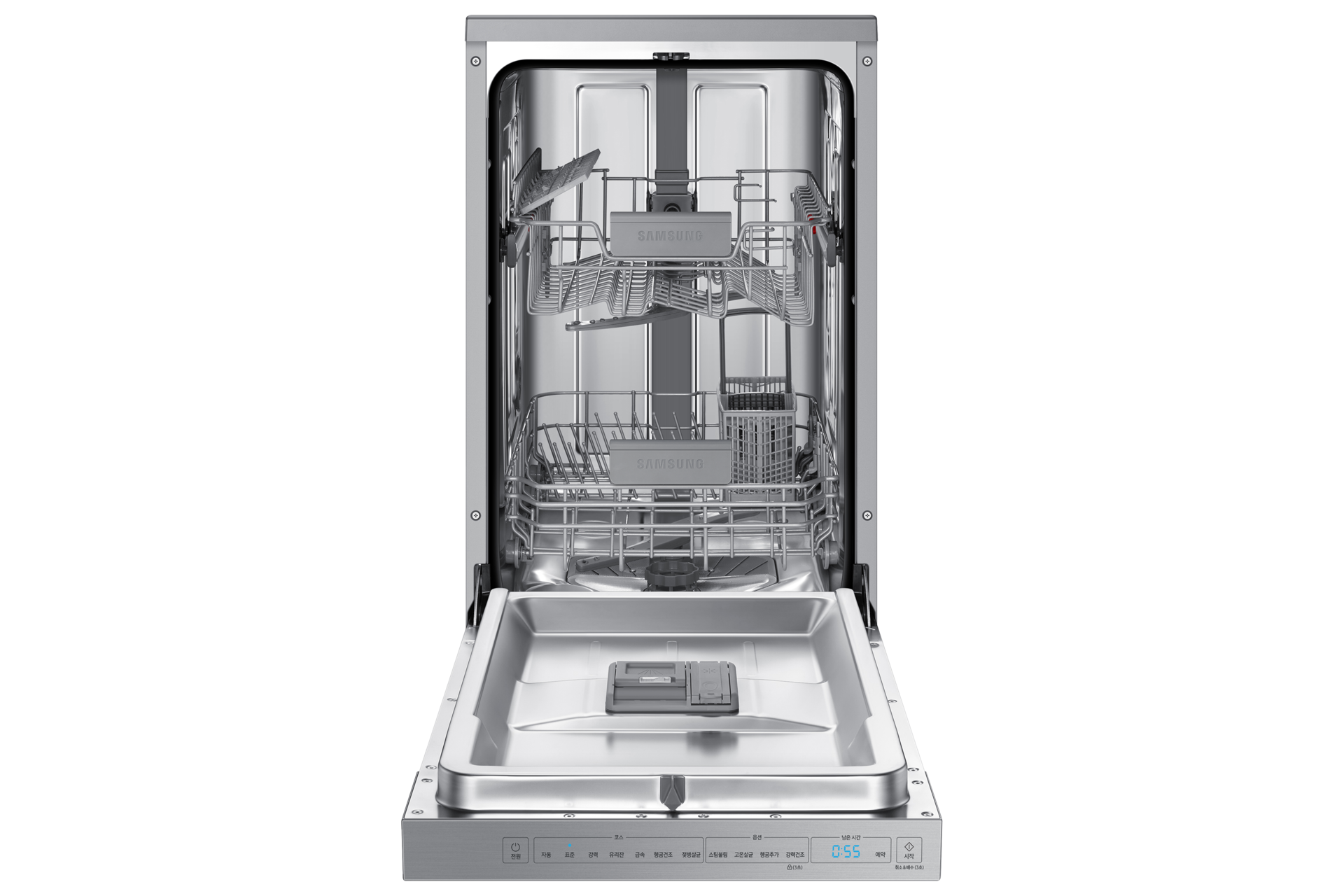 정면 도어 완전 열림 