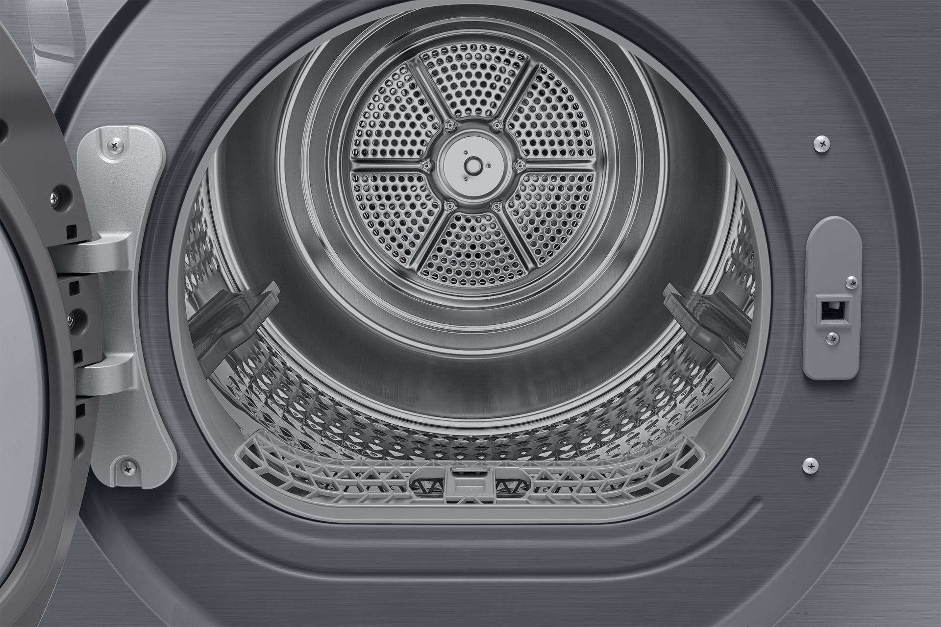 BESPOKE 그랑데 건조기 AI 20 kg 이녹스 내부