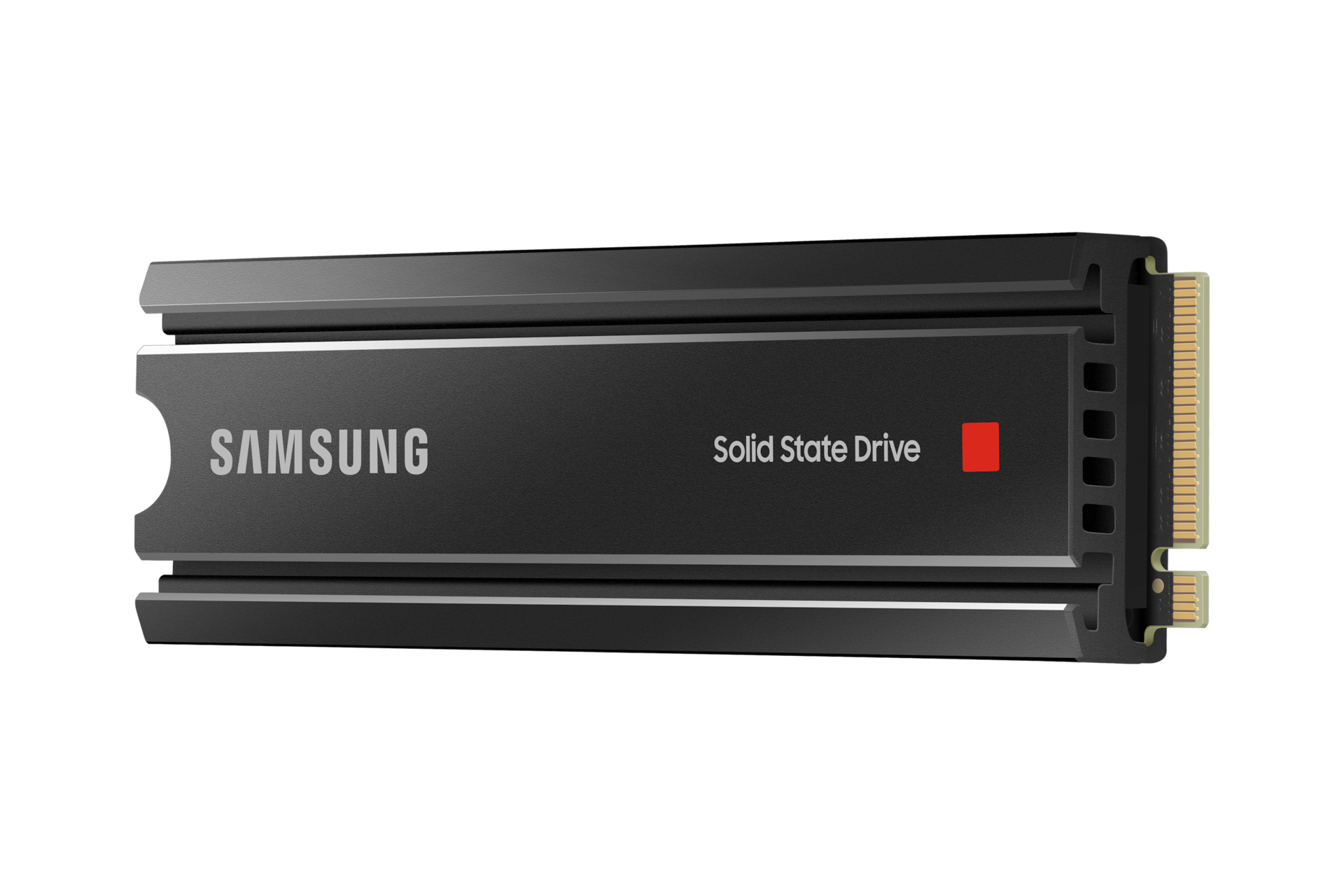 980 PRO with Heatsink PCIe® 4.0 NVM™  M.2 SSD 정면 좌측 30도