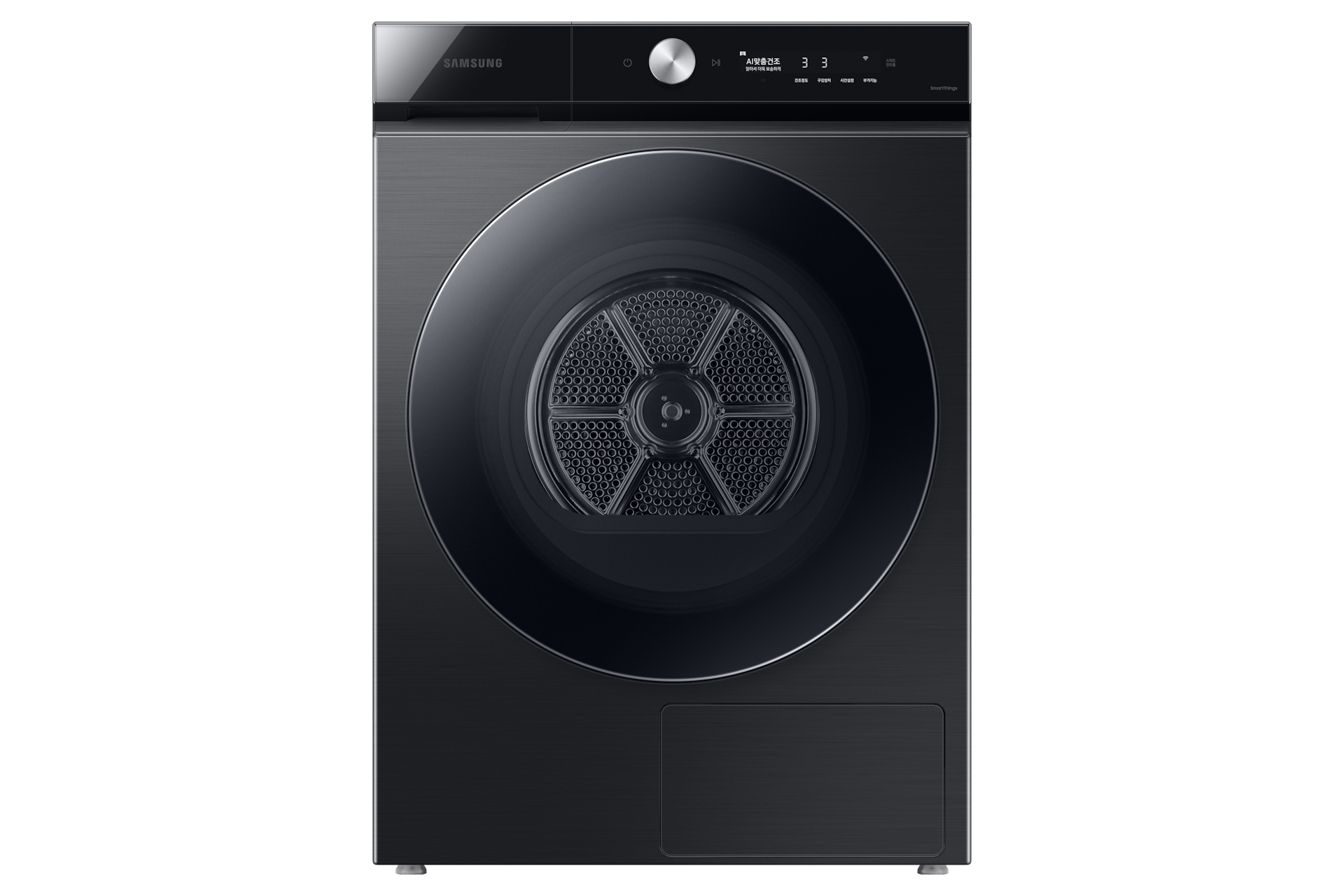 BESPOKE 그랑데 건조기 AI 17 kg 블랙케비어 정면