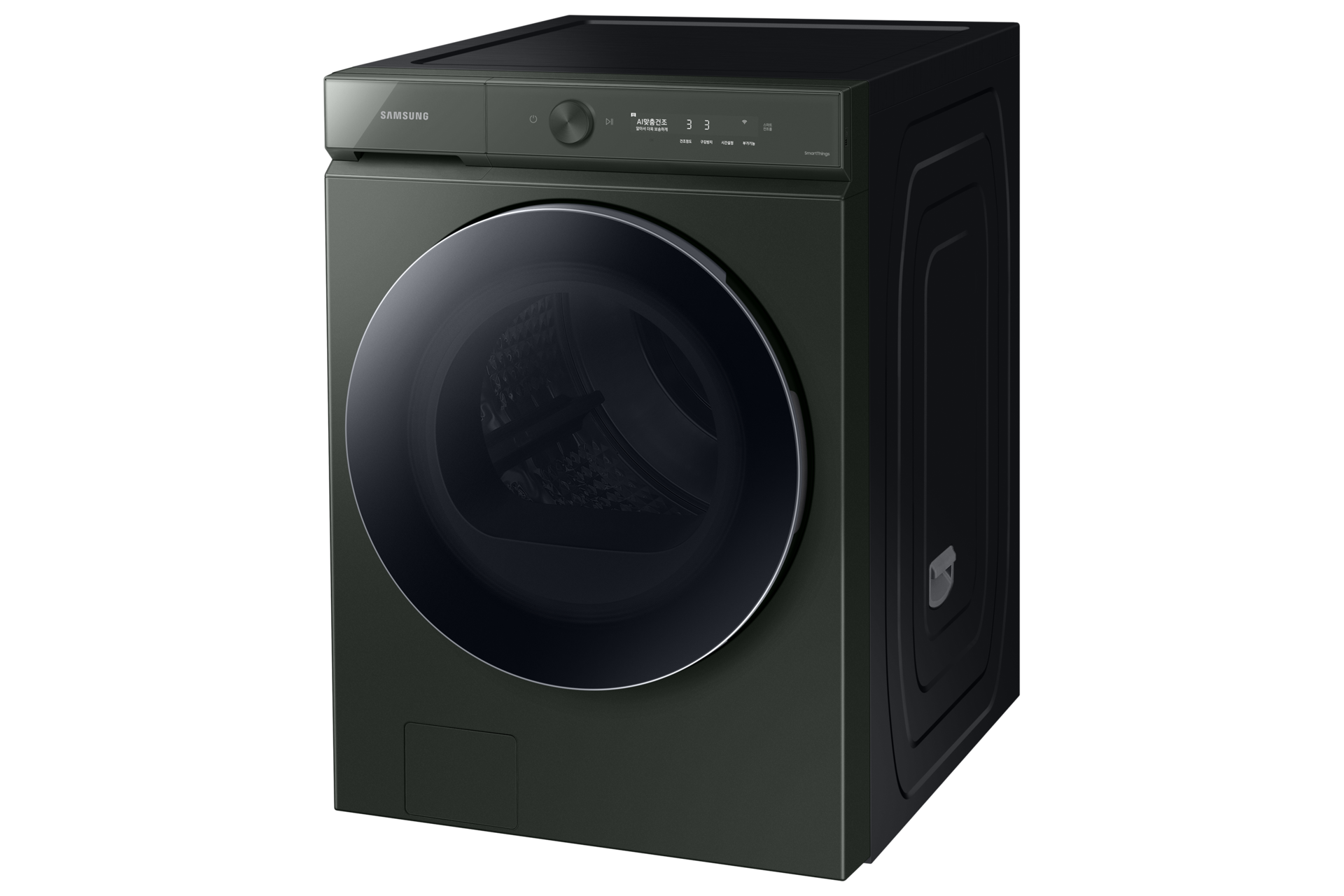 BESPOKE 그랑데 건조기 AI 20 kg 새틴그린 좌측 30도