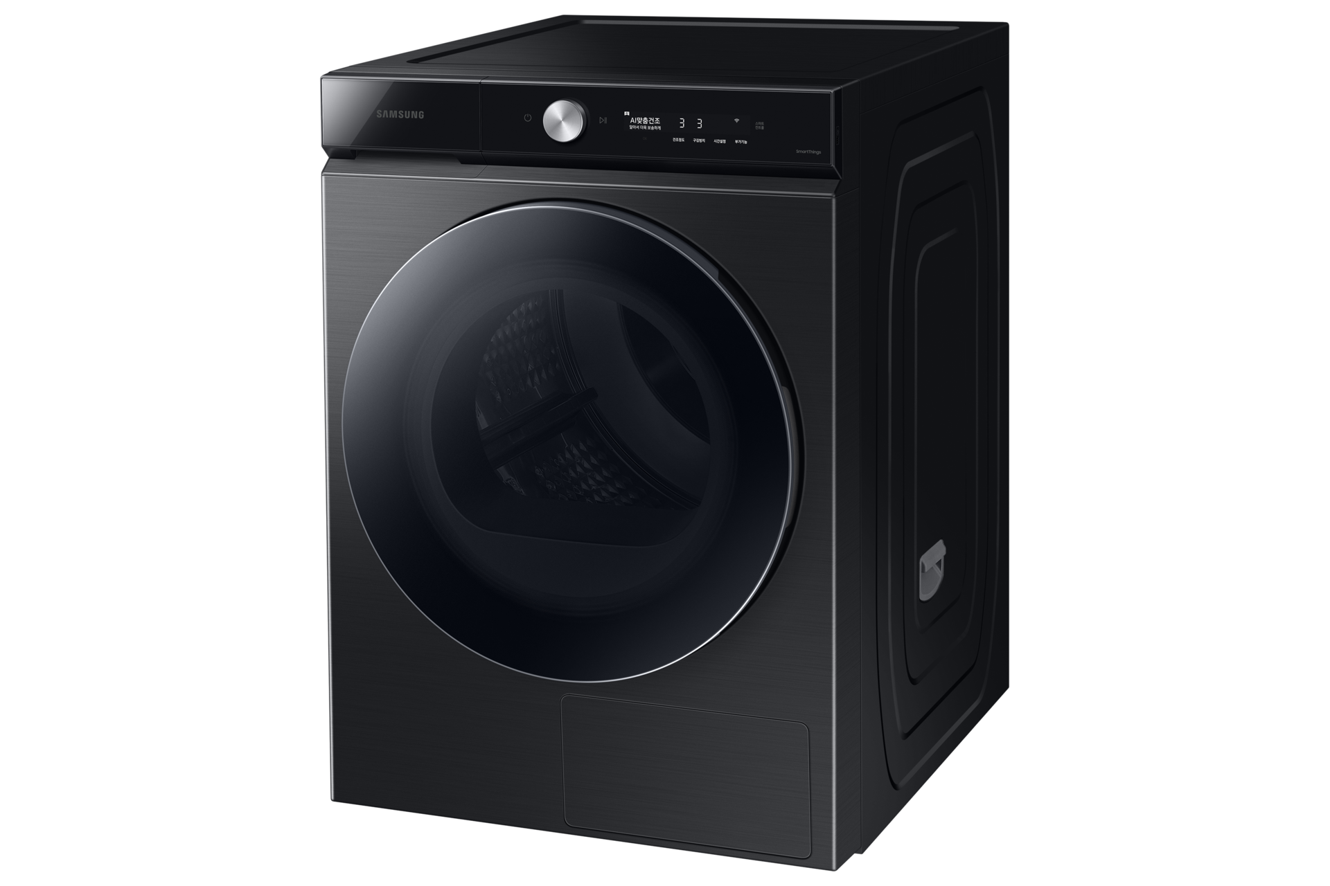 BESPOKE 그랑데 건조기 AI 17 kg 블랙케비어 좌측 30도