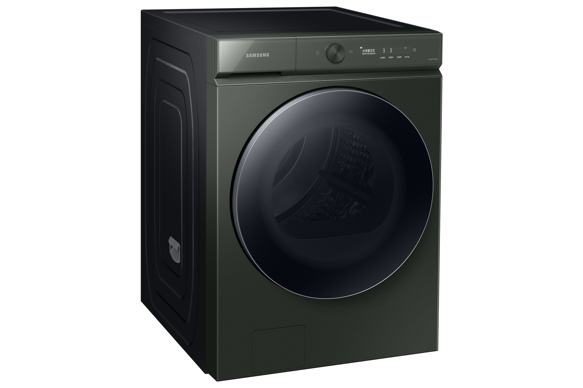 BESPOKE 그랑데 건조기 AI 20 kg 새틴그린 우측 30도