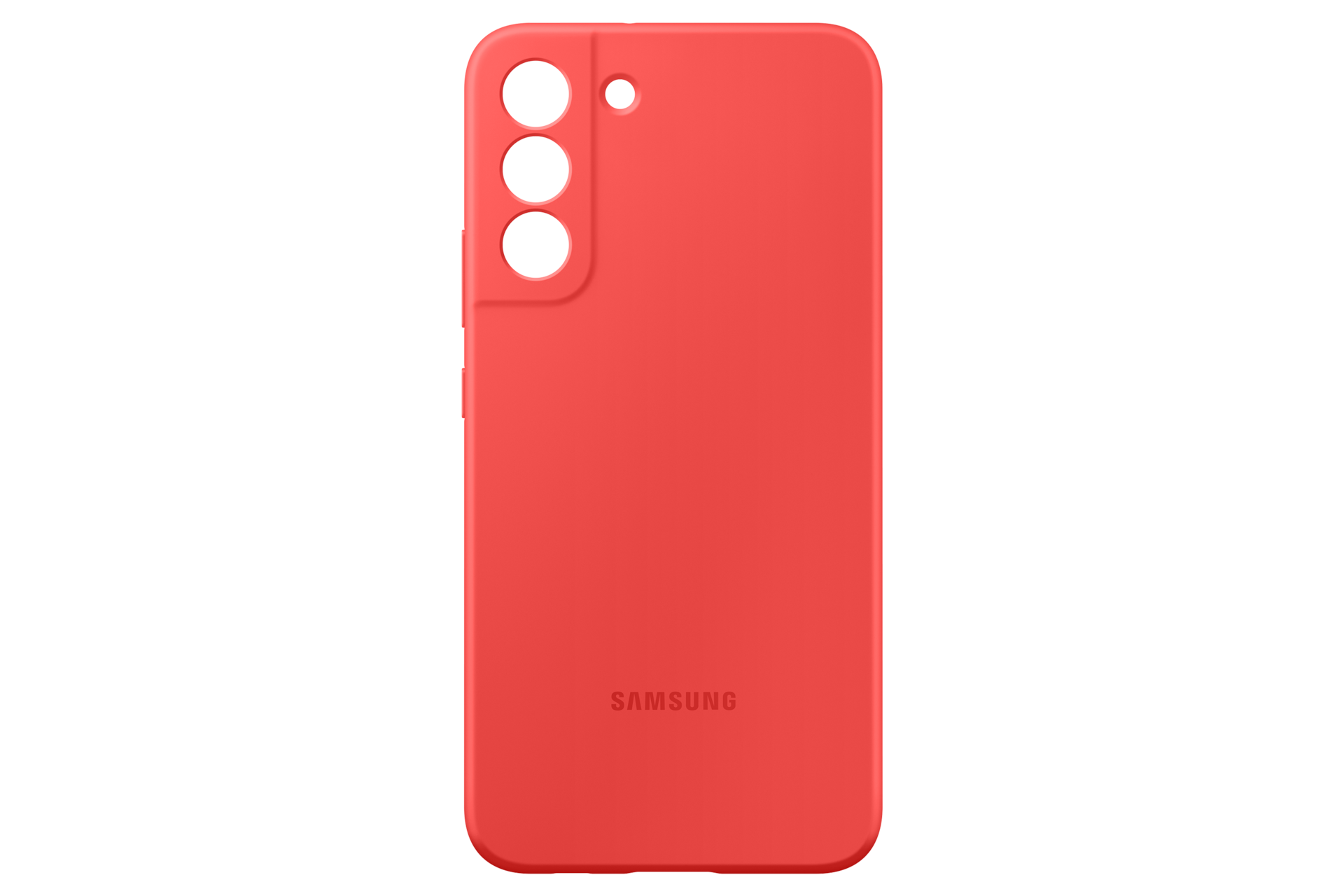 갤럭시 S22+ 실리콘 커버 (코랄) 제품 정면 이미지 