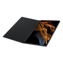 갤럭시 탭 S8 Ultra 북커버 블랙 제품 커버가 펼쳐진 사진