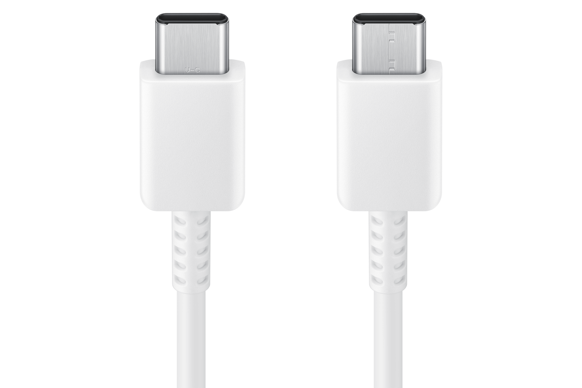 USB C to C 케이블 (3 A, 1.8 m) (화이트) 제품 케이블 단면 이미지 