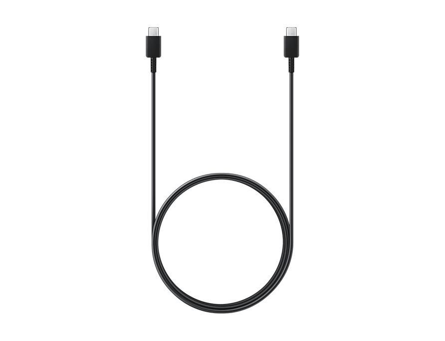 USB C to C 케이블 (3 A, 1.8 m) (블랙) 제품 메인 이미지 