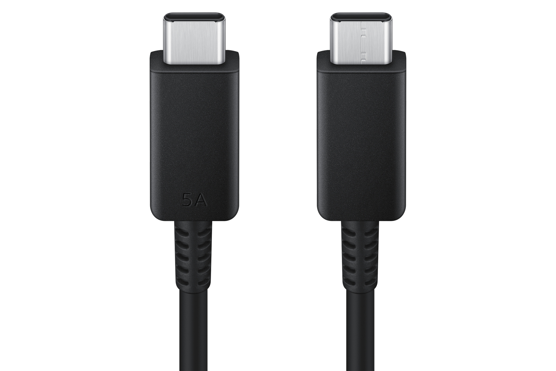 USB C to C 케이블 (5 A, 1.8 m) (블랙) 제품 케이블 단면 이미지 