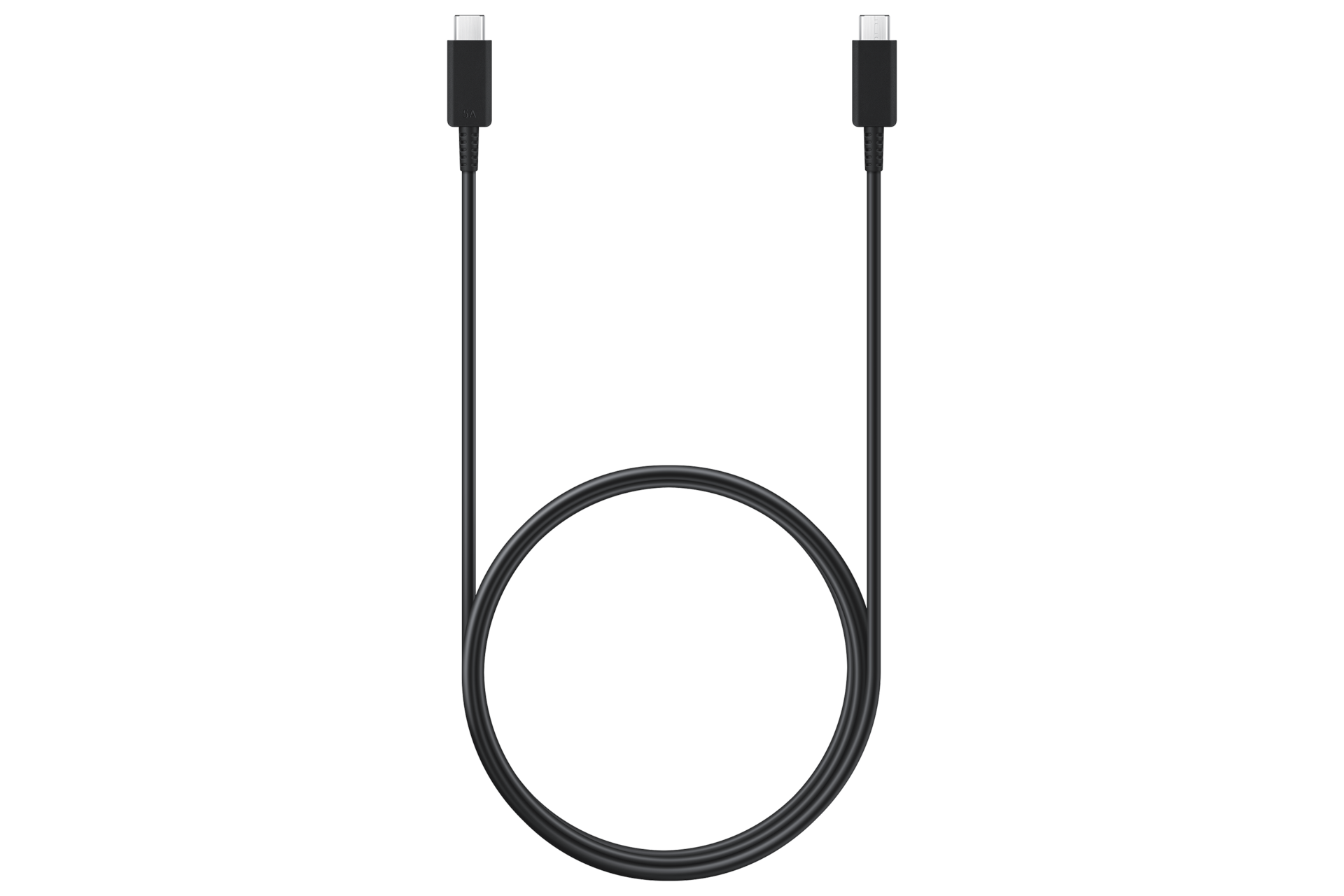 USB C to C 케이블 (5 A, 1.8 m) (블랙) 제품 메인 이미지 