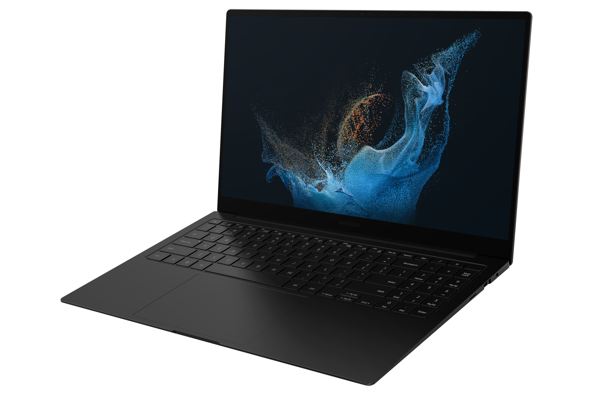 갤럭시 북2 Pro 39.6 cm Core™ i5 / 256 GB NVMe SSD 그라파이트 우측 30도