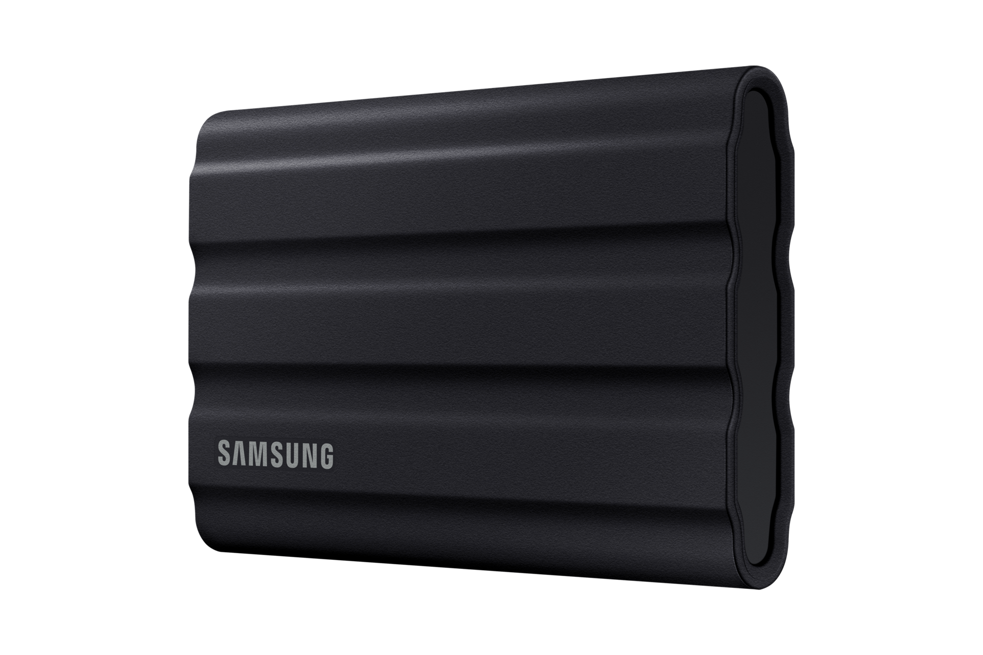 외장 SSD T7 Shield USB 3.2 Gen 2 2 TB 블랙 제품 오른쪽 45도 측면