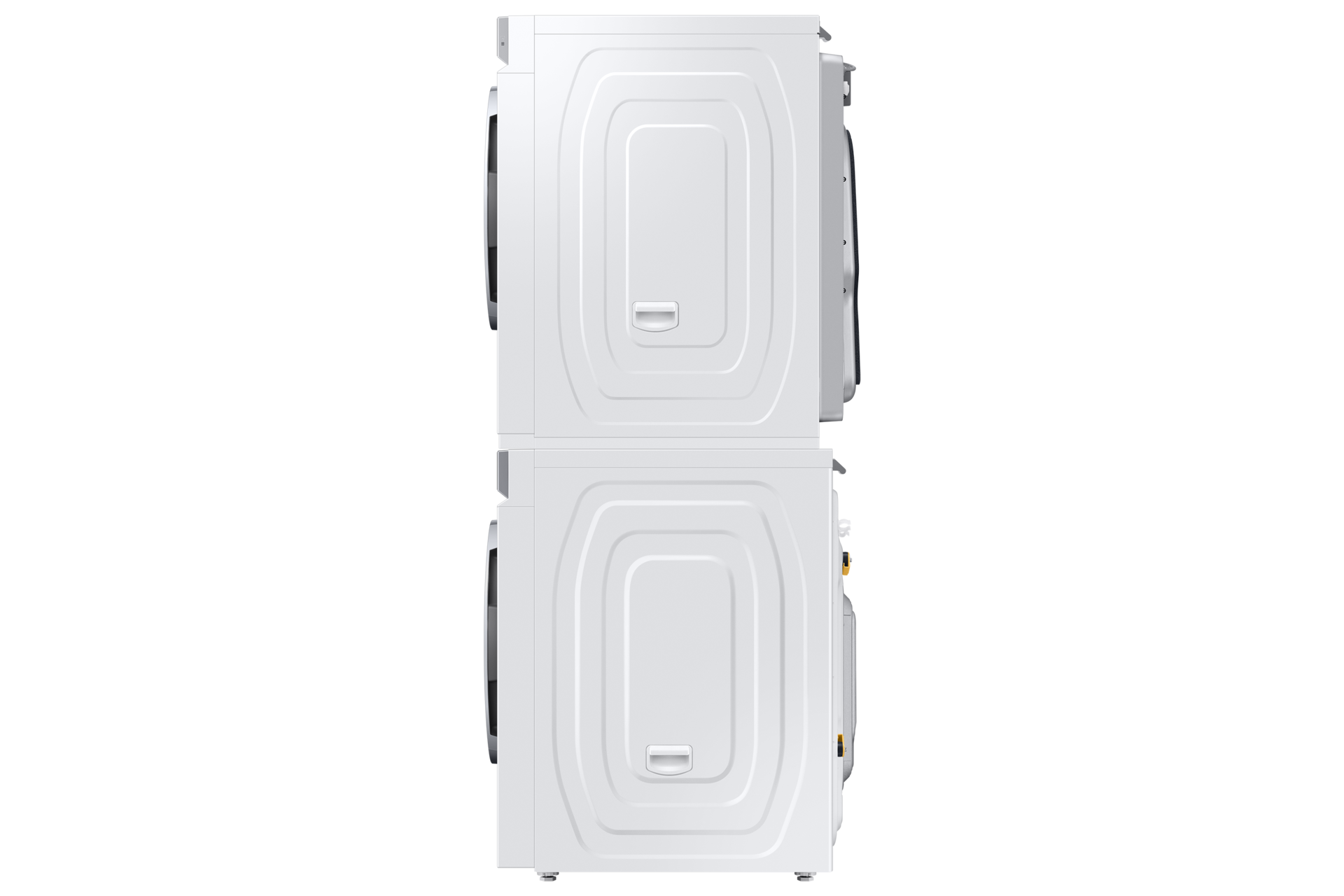 BESPOKE 그랑데 AI 패키지 WF25D20BWWL 화이트 페어 직렬배치 측면