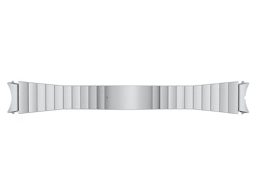 갤럭시 워치4 클래식 링크 브레이슬릿 스트랩(20 mm, 워치4 클래식 42 mm) 실버 제품 정면 이미지