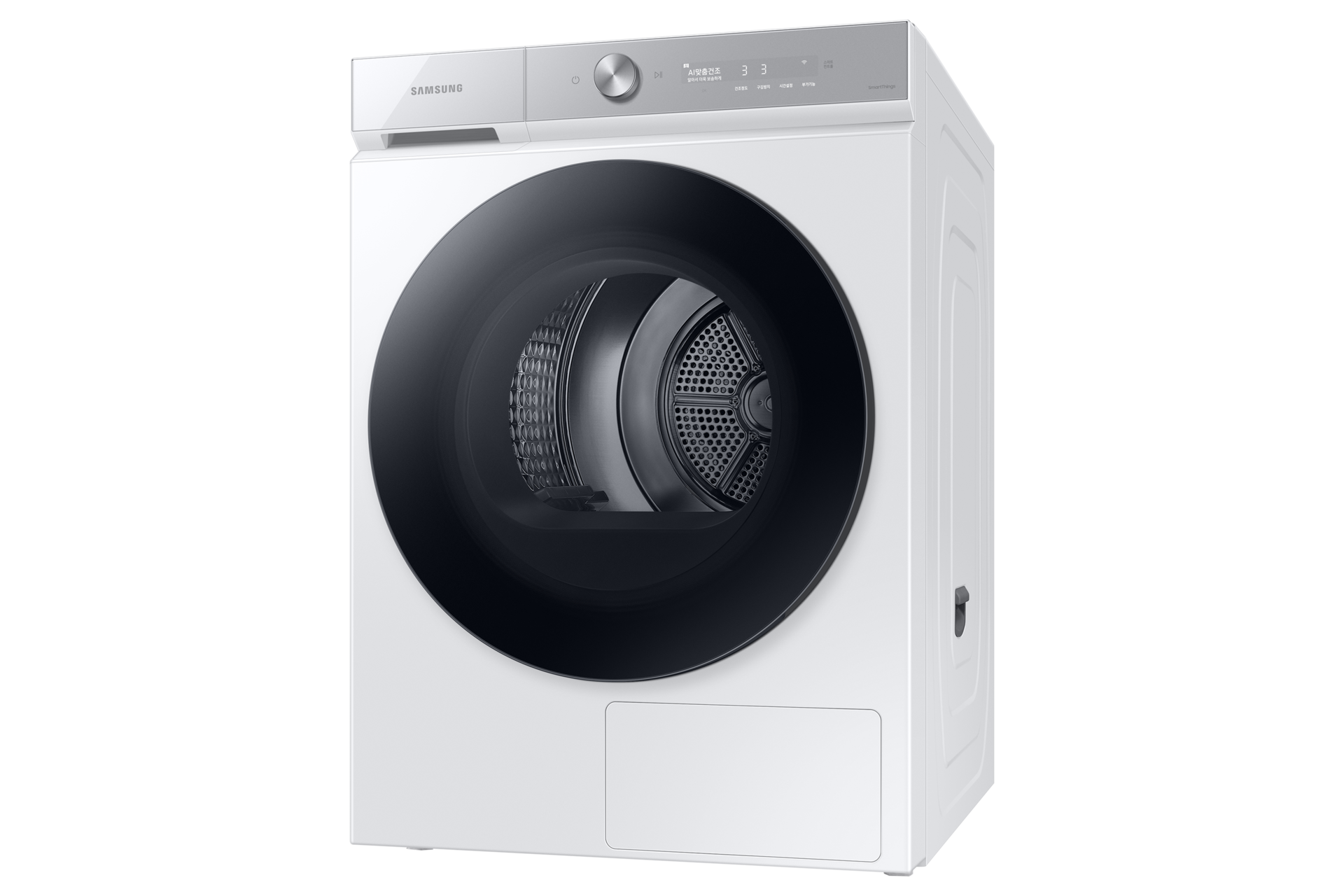 BESPOKE 그랑데 건조기 AI 20 kg 화이트 좌측 15도