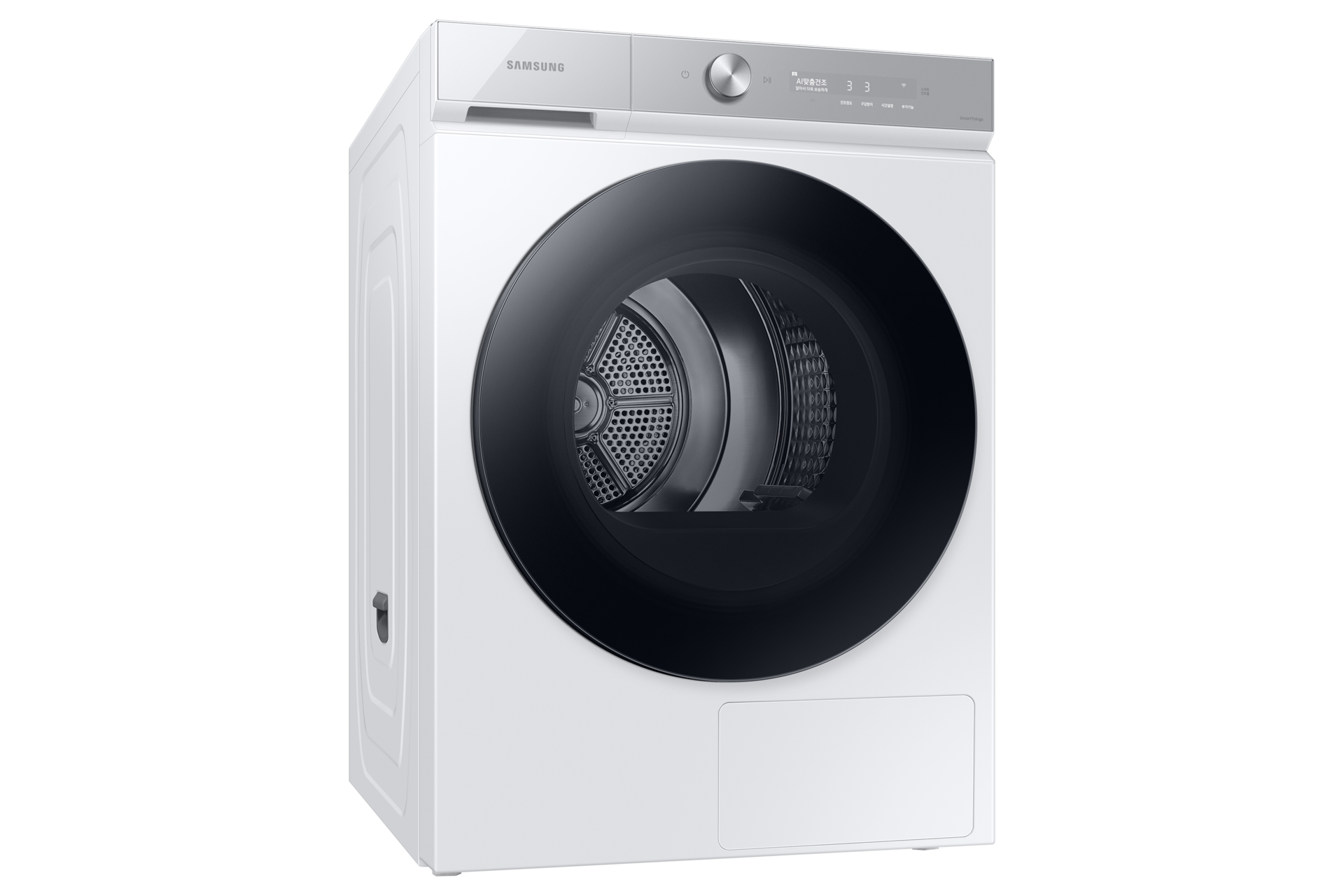 BESPOKE 그랑데 건조기 AI 20 kg 화이트 우측 15도