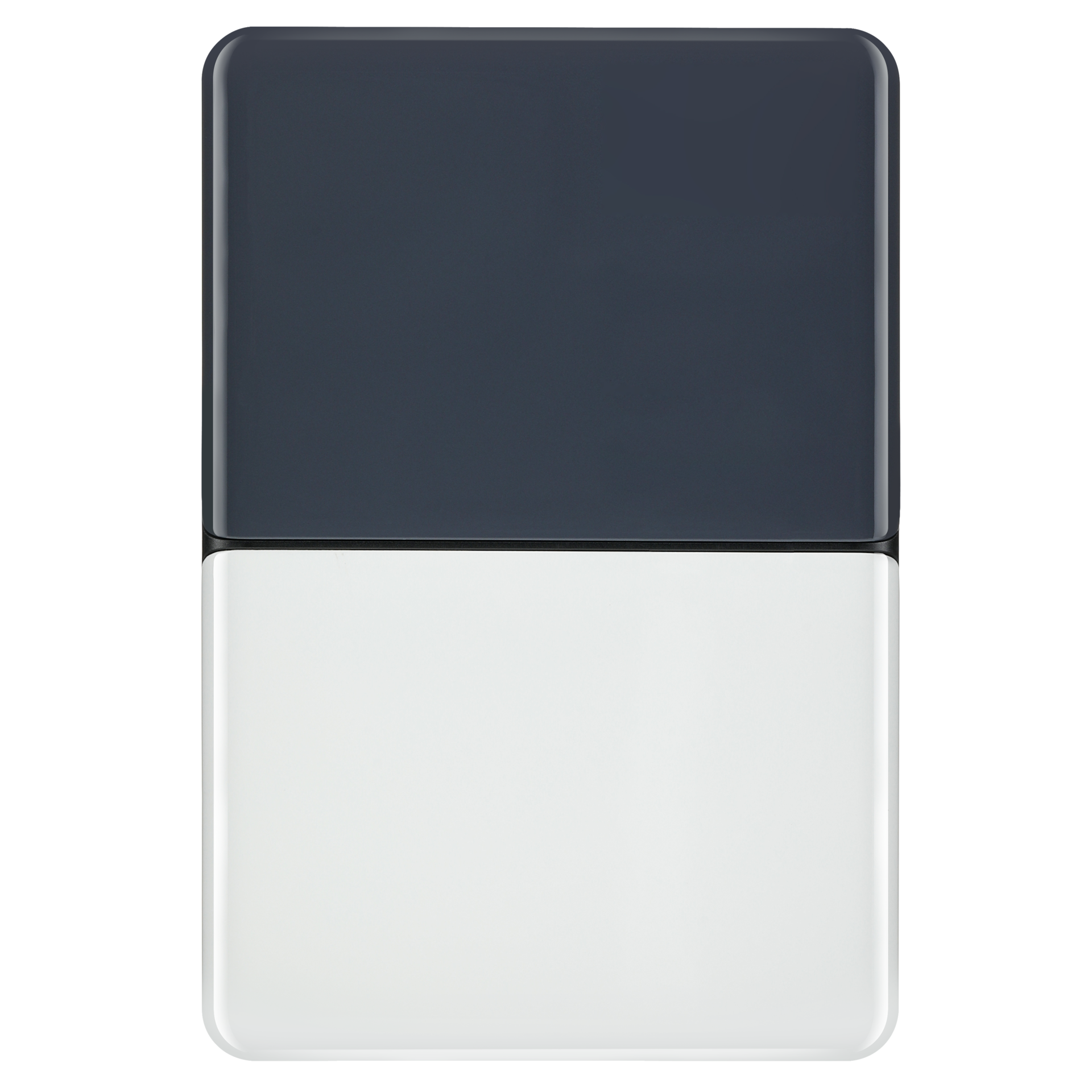 외장 HDD MOSAIC 1 TB 상단 다크 그레이 하단 화이트 패널 배치한 정면 이미지