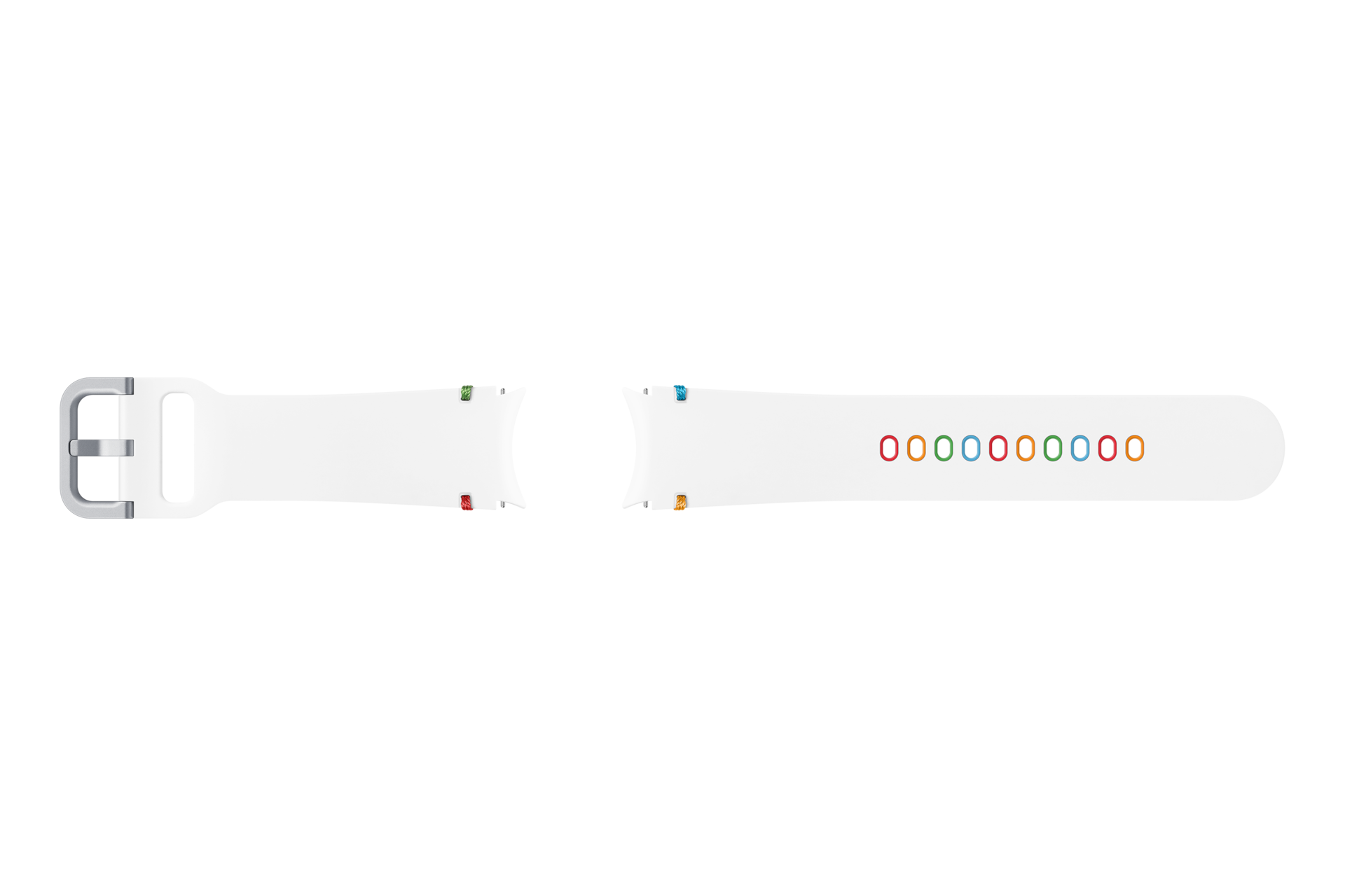 갤럭시 워치5 시리즈 글로벌 골즈 스트랩 (20 mm, M) (화이트) 제품 가로 이미지 