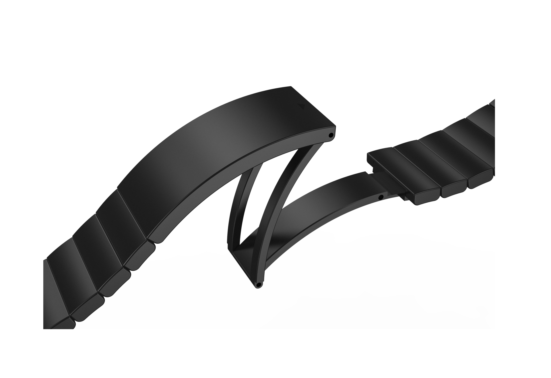 갤럭시 워치5 프로 링크 브레이슬릿 스트랩 (20 mm, 워치5 프로 45 mm) 블랙 제품 버클 부분 확대