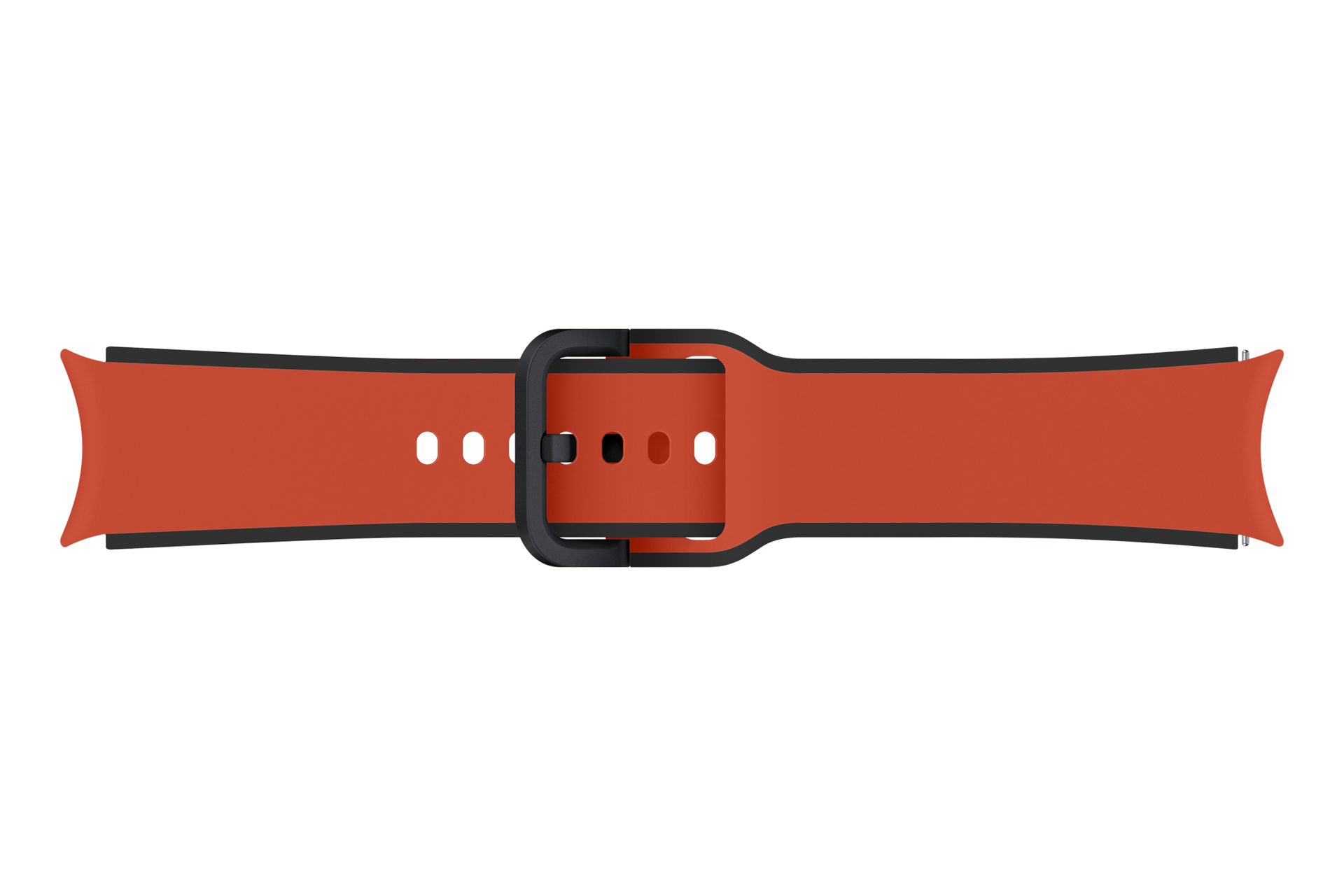 갤럭시 워치5 시리즈 투톤 스포츠 스트랩 (20 mm, S/M) 레드 컬러 버클 확대 이미지