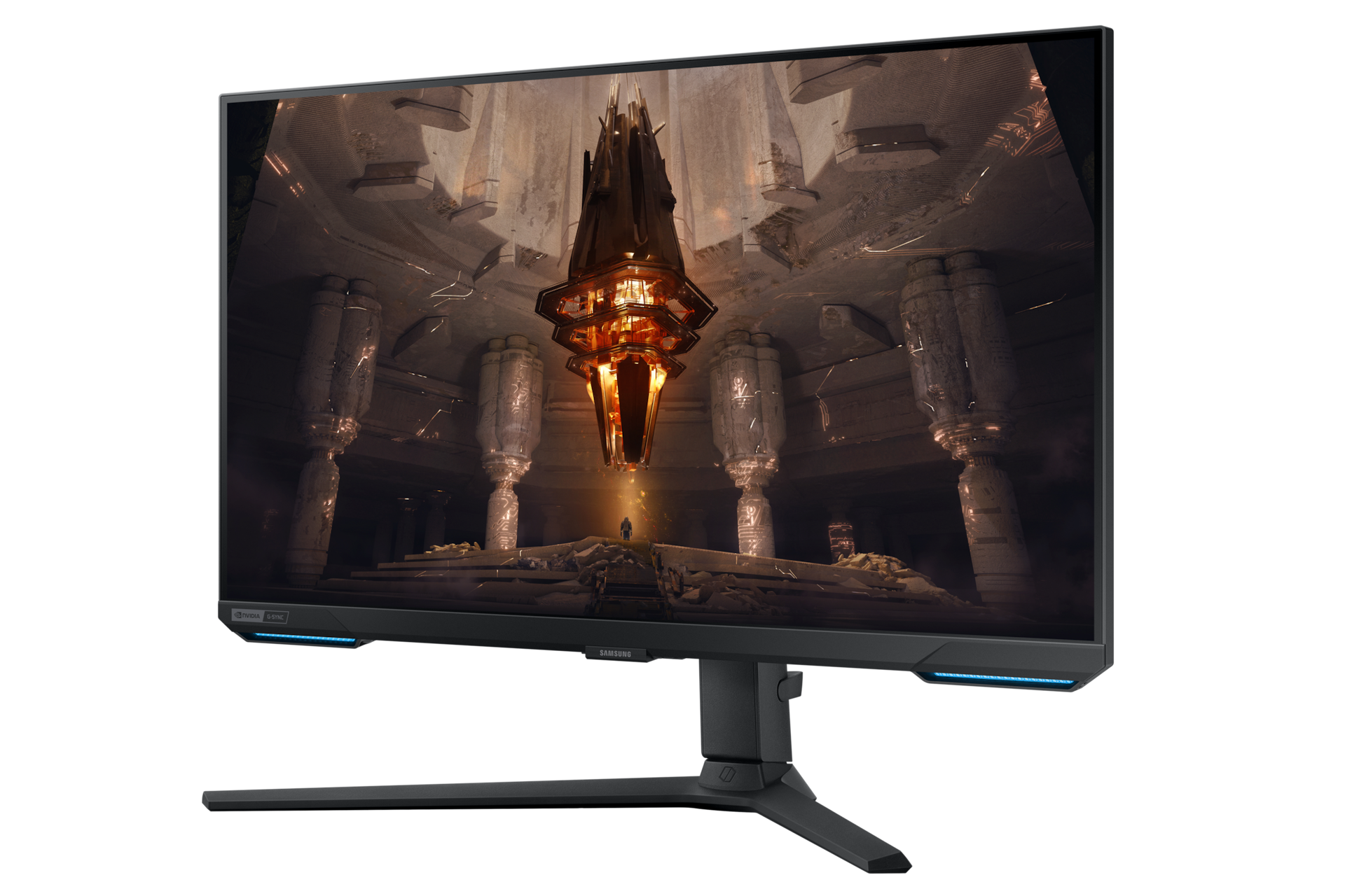 오디세이 G7 70.8 cm 블랙 측면 왼쪽