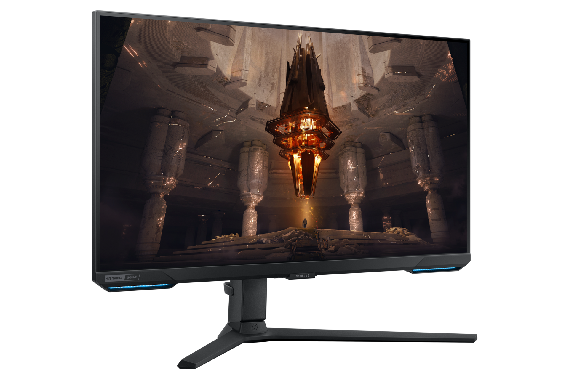 오디세이 G7 70.8 cm 블랙 측면 오른쪽