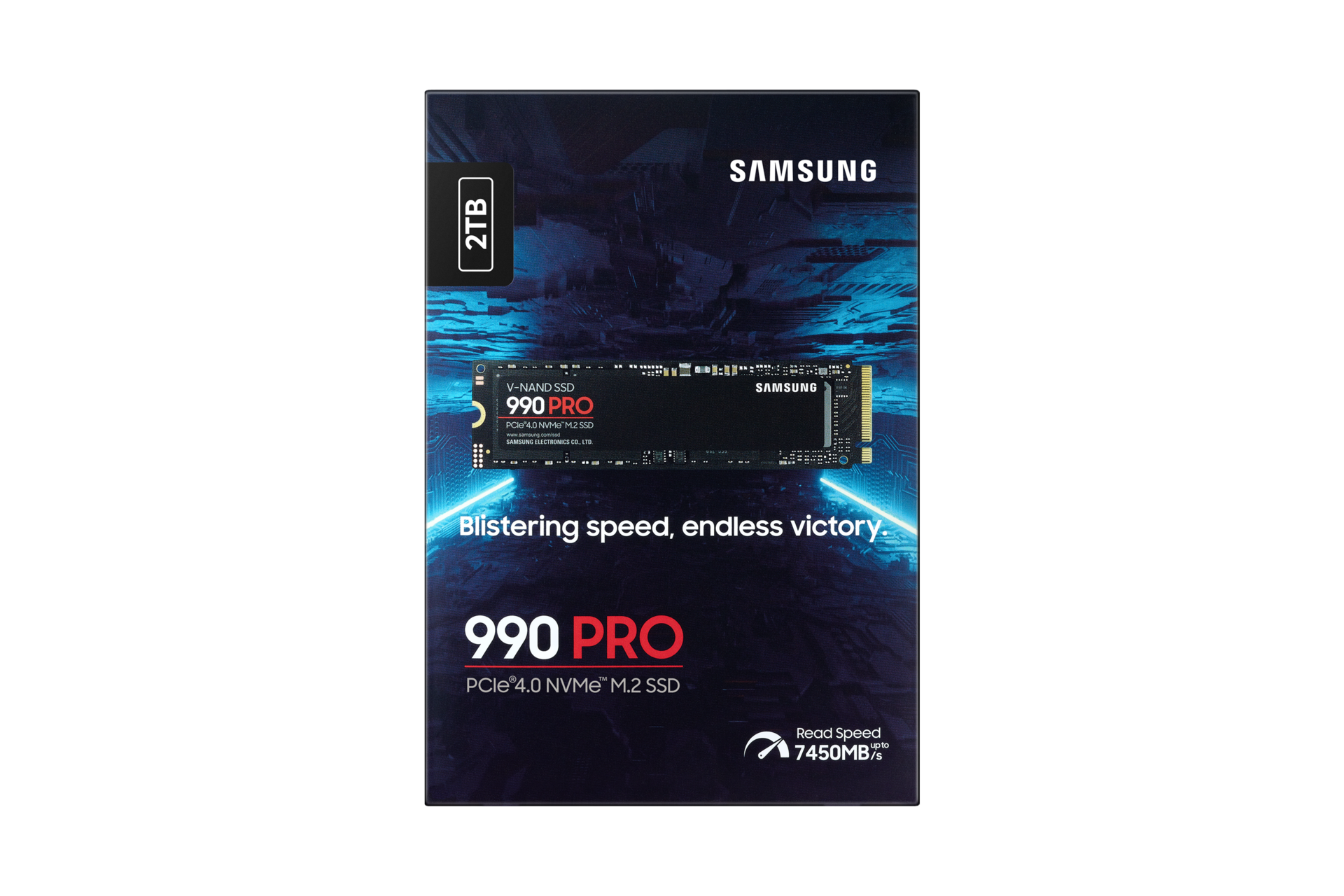 SSD 990 PRO NVMe 2 TB 패키지 팩 정면