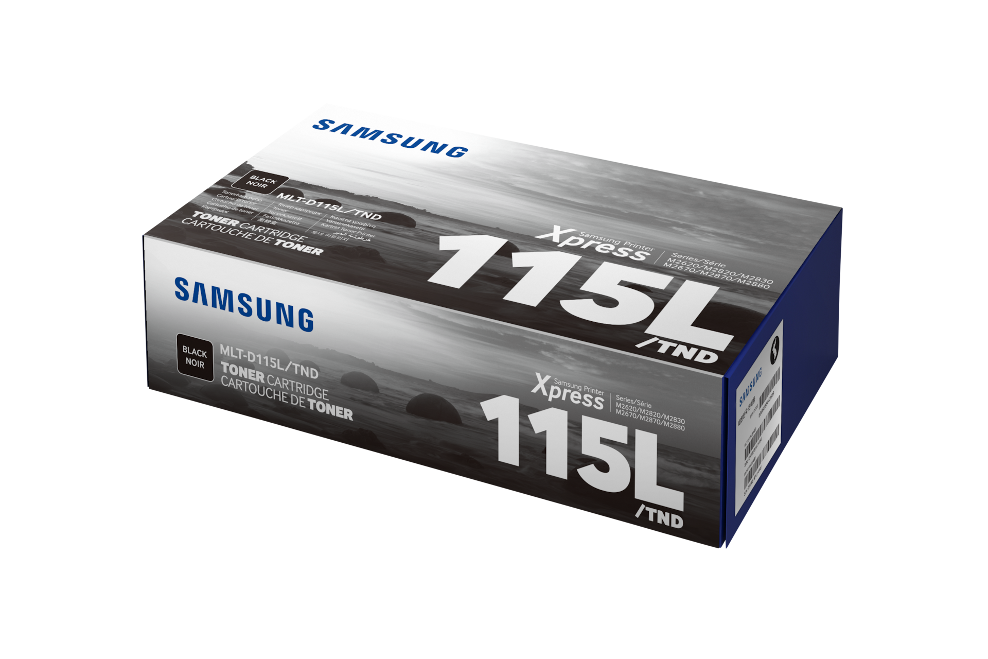 흑백 레이저프린터 토너 3,000매 (블랙) 상자 제품 정면