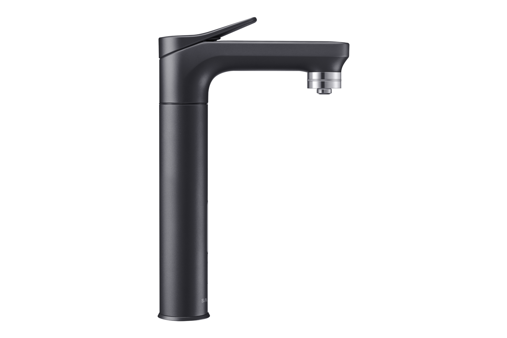 Bespoke 정수기 메인 파우셋 (냉/정수)+교체용 필터 1SET 알루 블랙 파우셋 좌측면