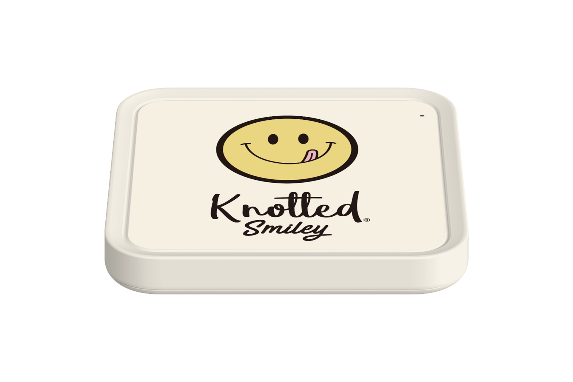 15 W 노티드 무선충전기 (크림) 제품 정면