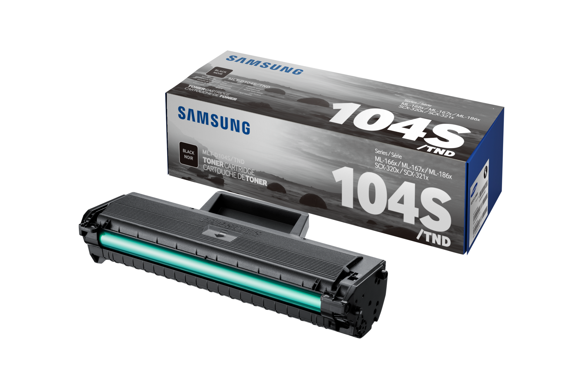 흑백 레이저프린터 토너 1,500매 (블랙) 제품,박스 정면