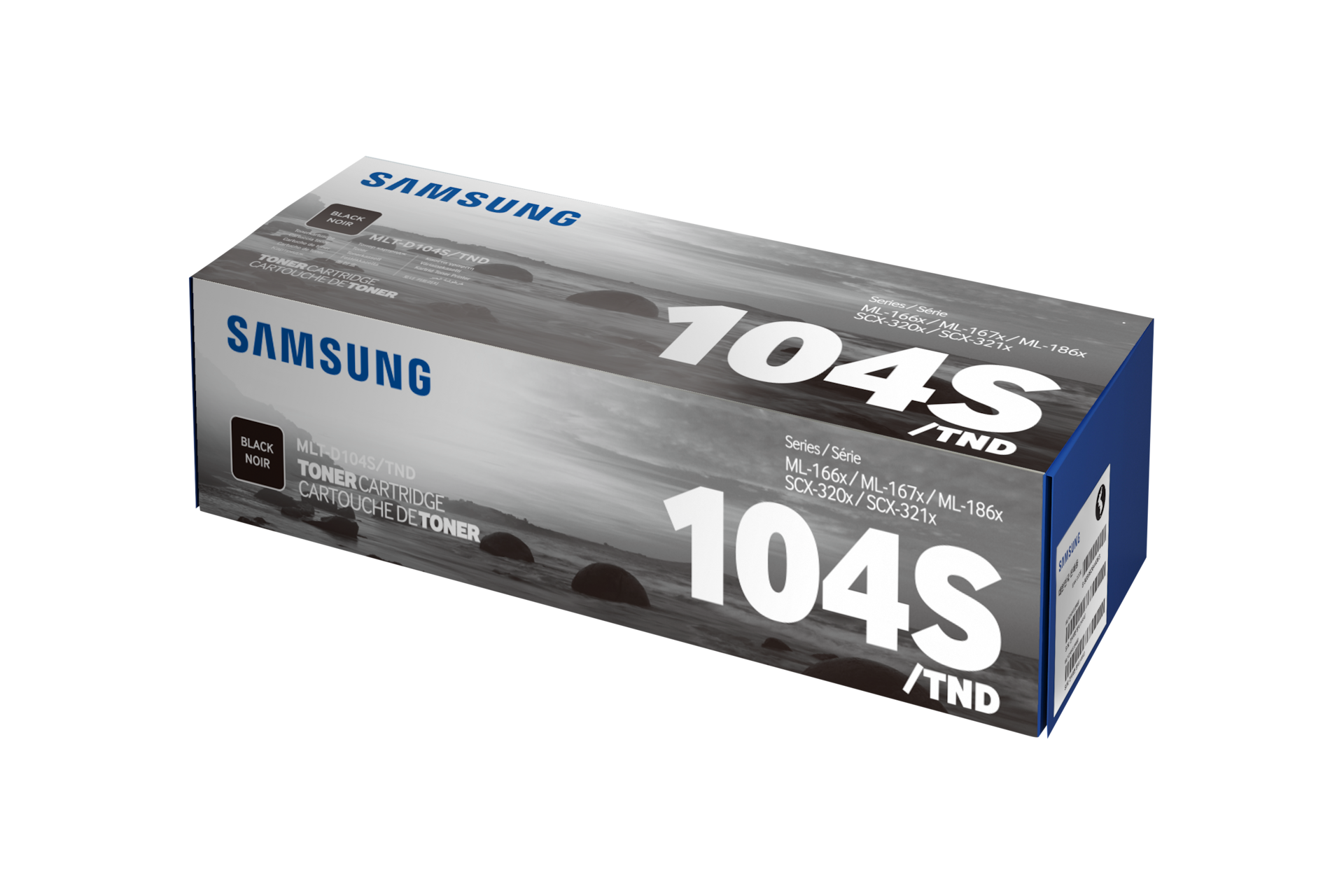 흑백 레이저프린터 토너 1,500매 (블랙) 박스 정면