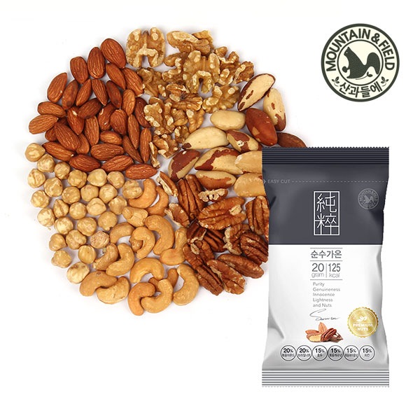 [산과들에] 고급 하루견과 순수가온100세트 4번째 이미지