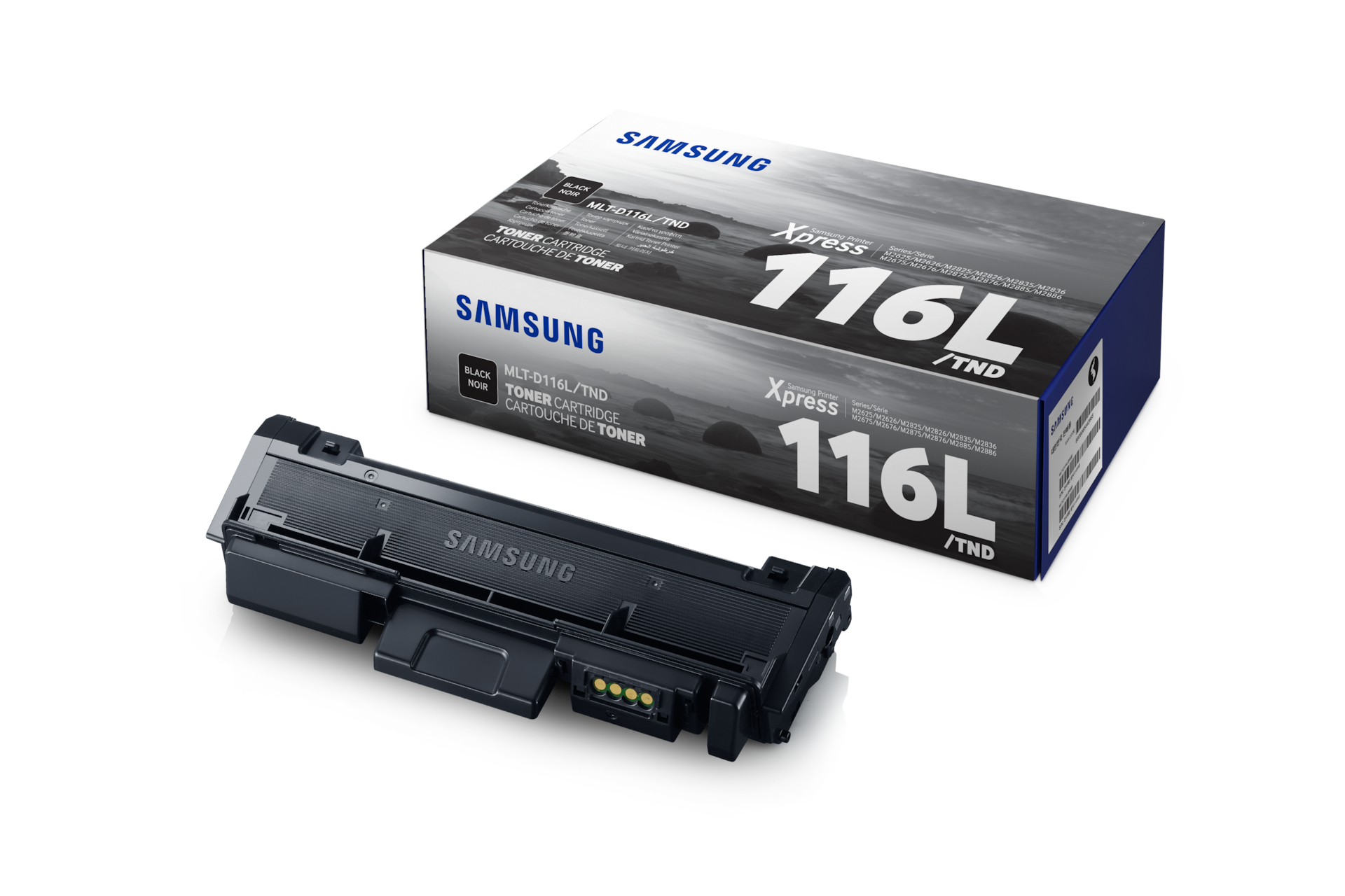 흑백 레이저프린터 토너 3,000매 (블랙) 토너 + 상자 제품 정면