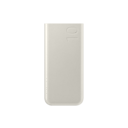 PD 배터리팩 10,000 mAh (2023, 25 W) 베이지 색상 정면