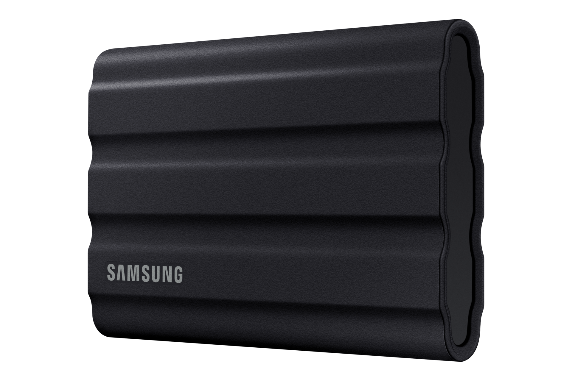 외장 SSD T7 Shield USB 3.2 Gen 2 4 TB 블랙 제품 오른쪽 45도 측면