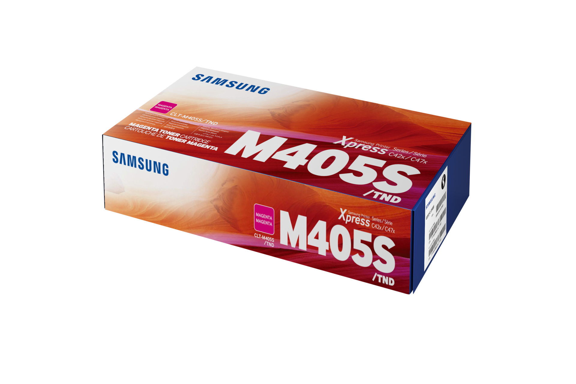 컬러 레이저프린터 토너 1,000 매 마젠타 컬러 상자 정면 이미지