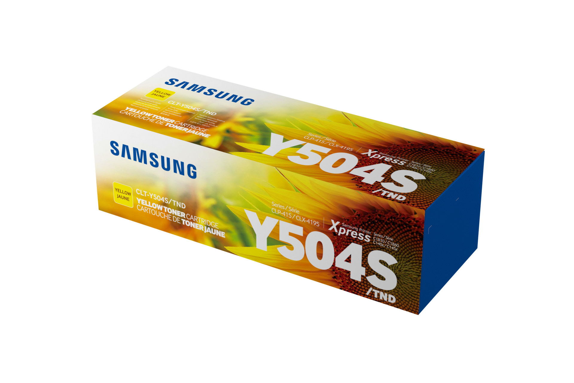 컬러 레이저프린터 토너 1,800 매 옐로우 컬러 상자 정면 이미지