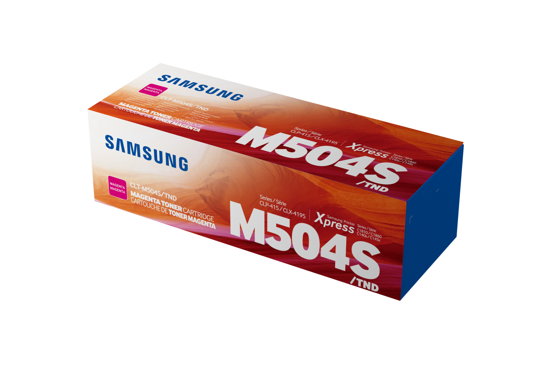 컬러 레이저프린터 토너 1,800 매 마젠타 컬러 상자 정면 이미지