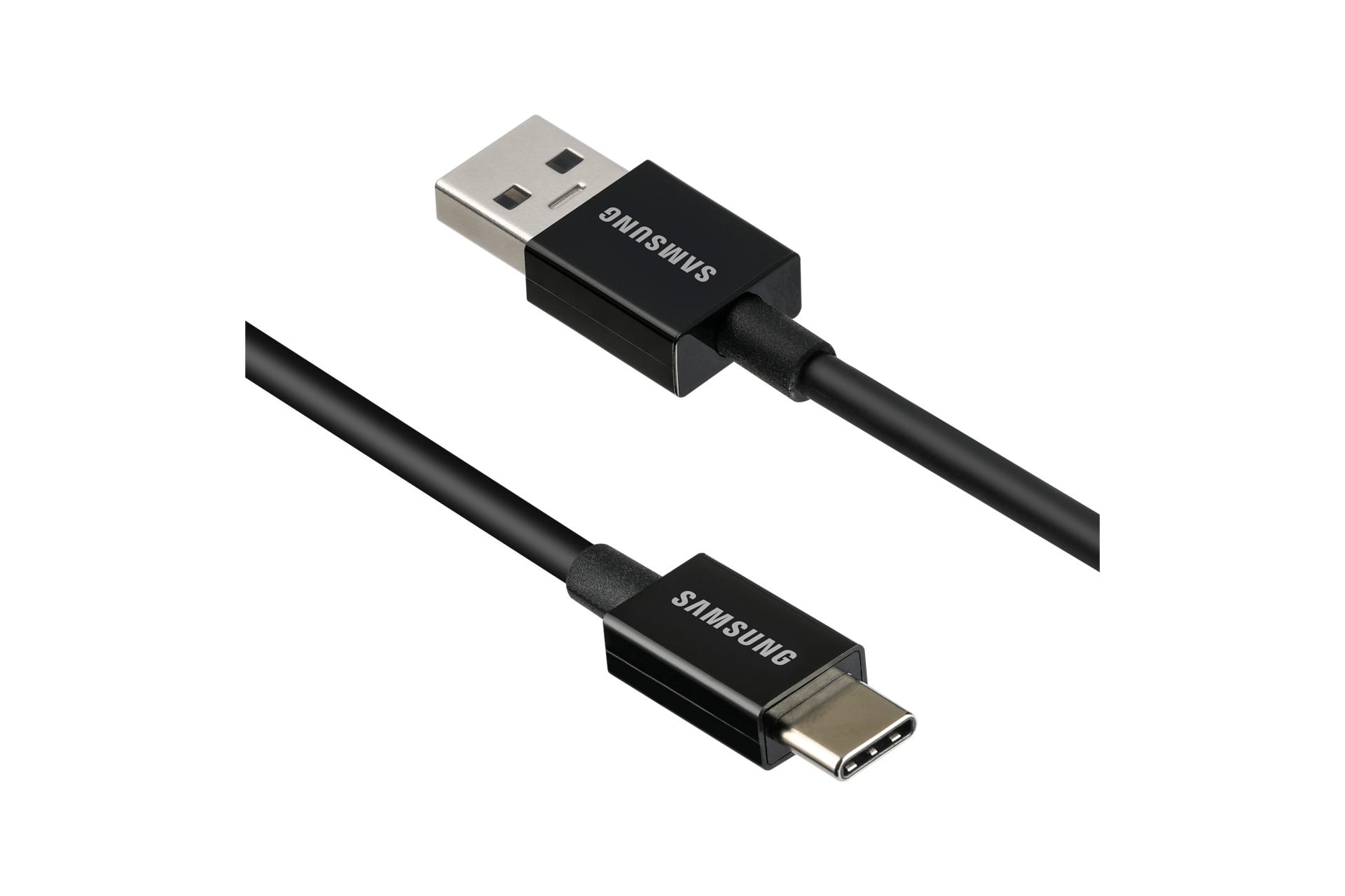 USB 3.0 to Type-C 케이블 블랙 측면